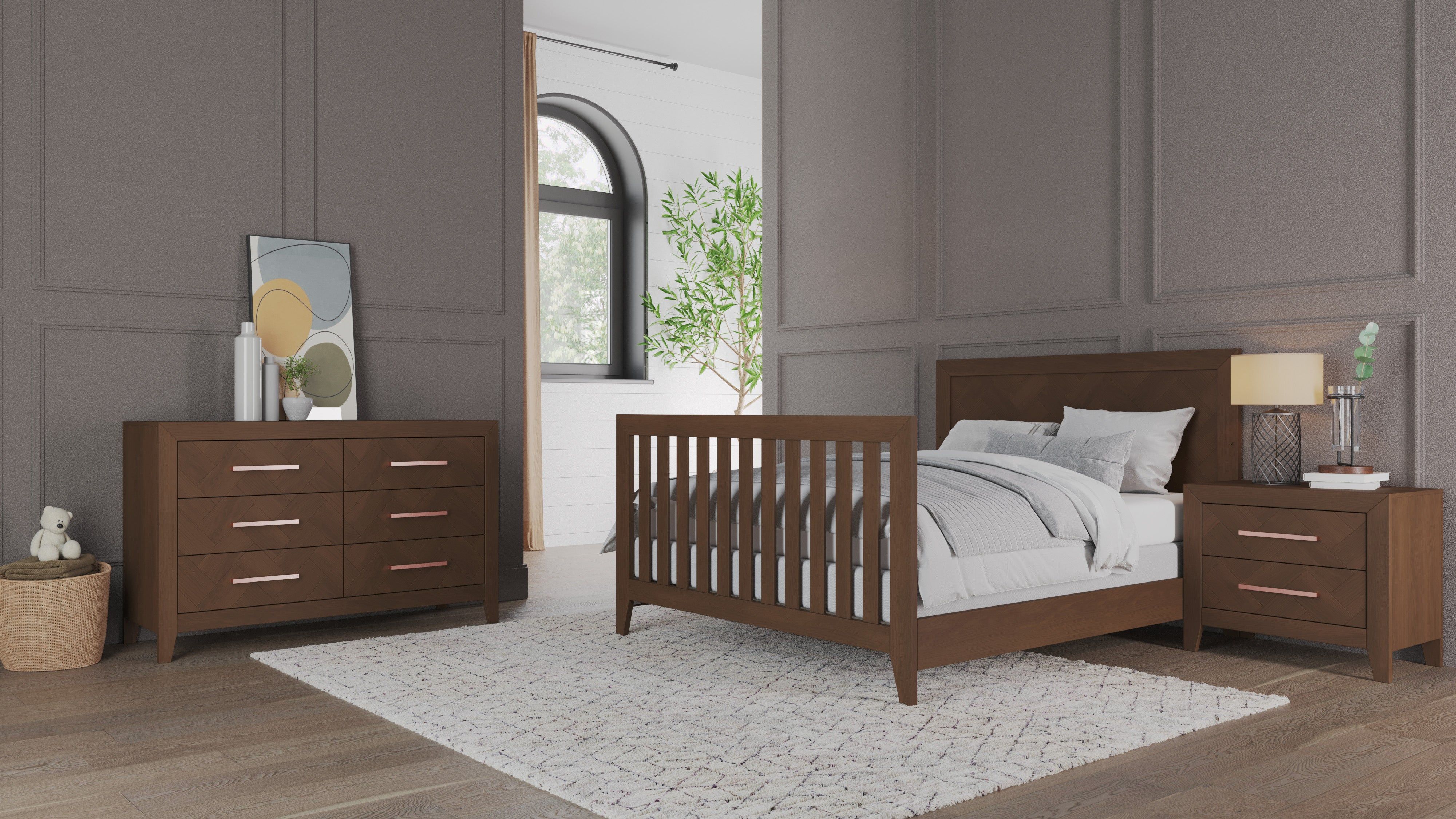 Kieran 6-Drawer Double Dresser, Toasted Chestnut