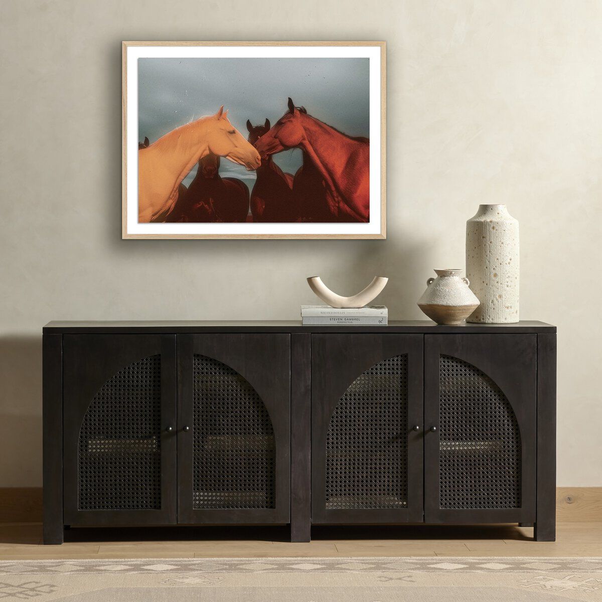 Sunset Horses By Coup D'esprit