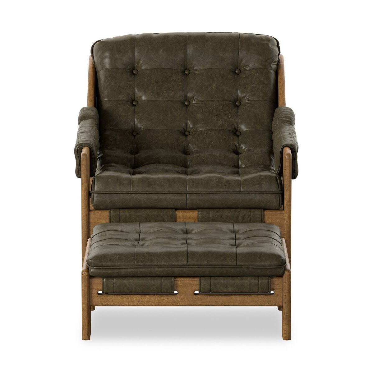 Halston Chair With Ottoman