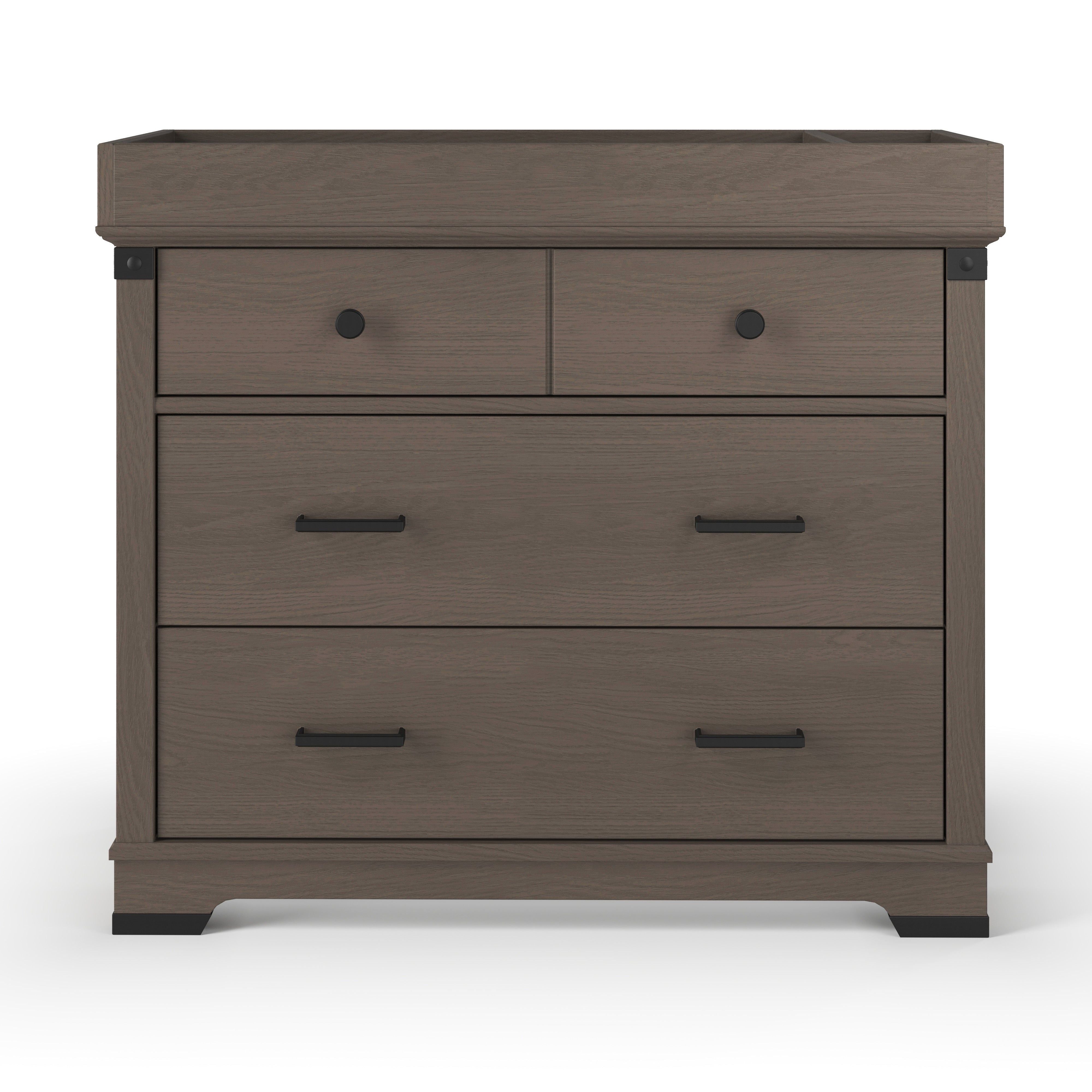 Redmond 3 Drawer Dresser, Dapper Gray