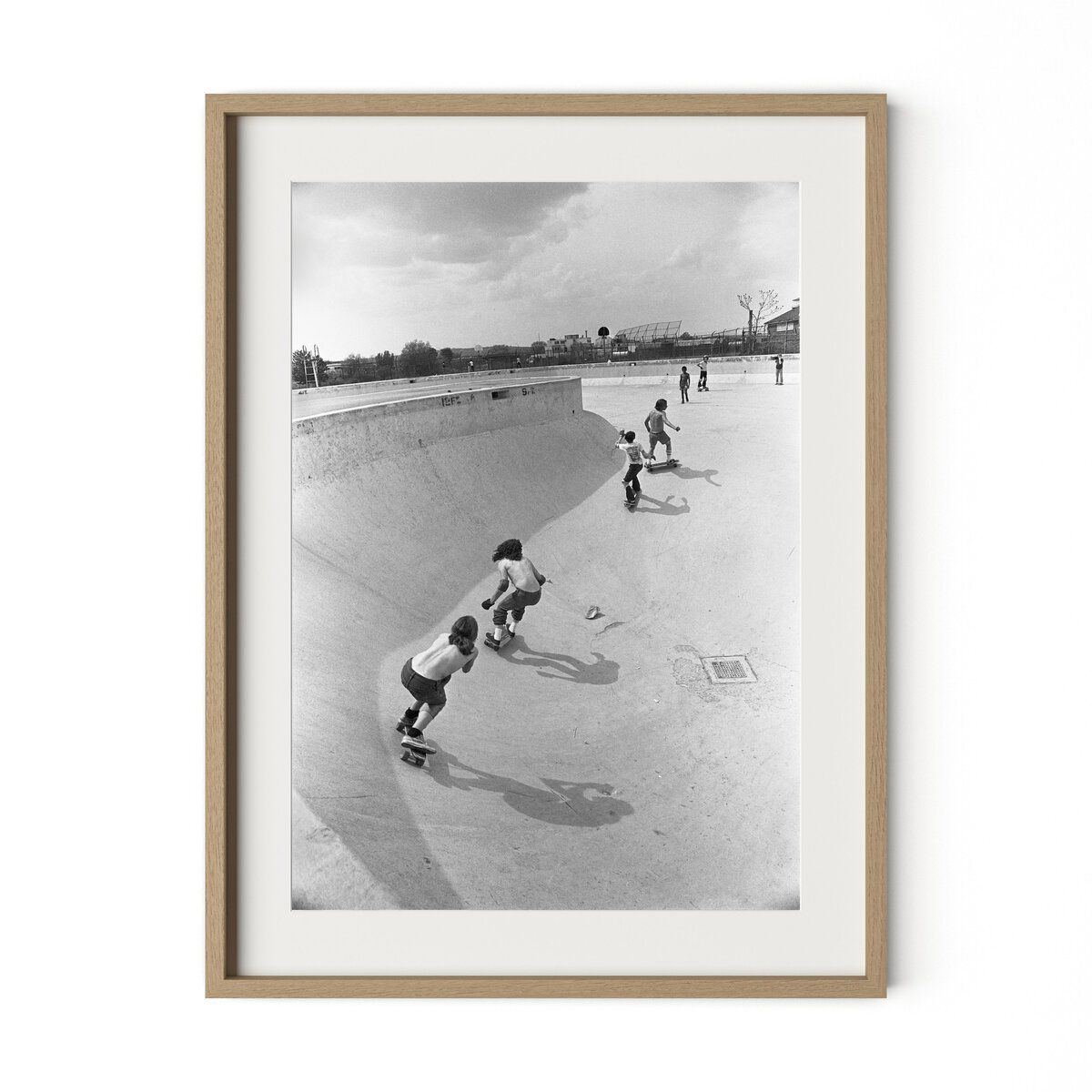Skateboarding In A Drained Pool Ii