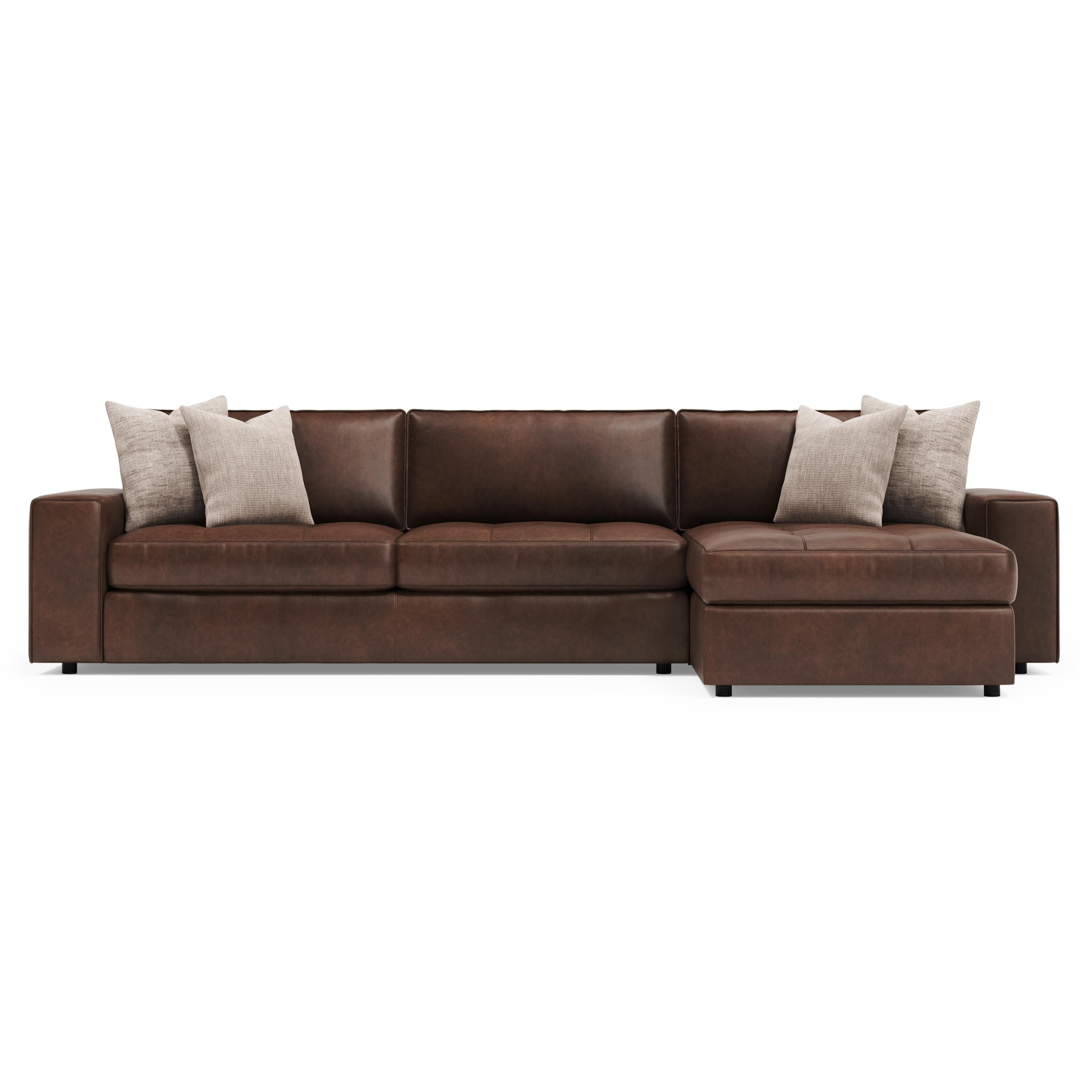 Bernhardt Furniture Nest Leather Sectional