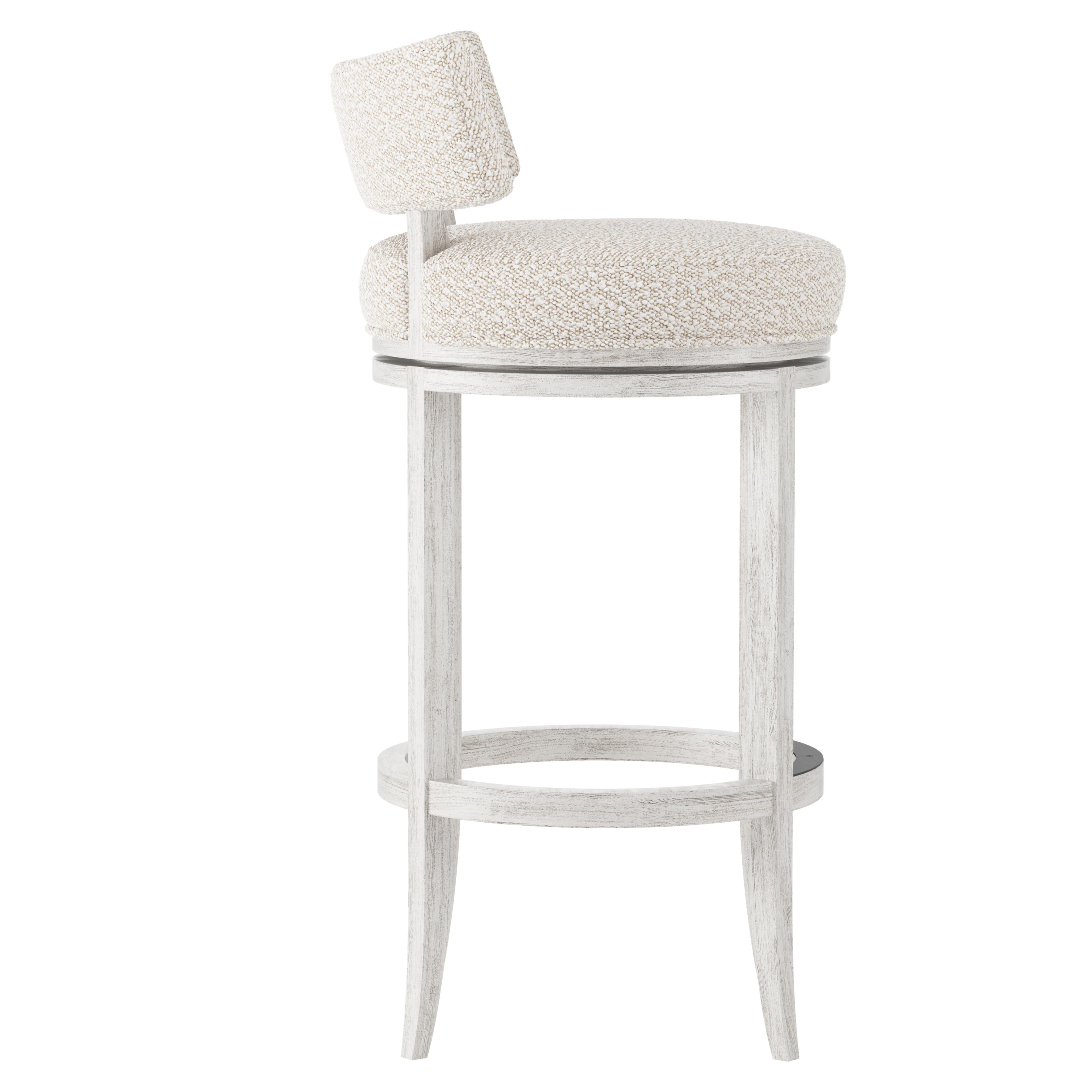 Bernhardt Furniture Hirsch Fabric Bar Stool