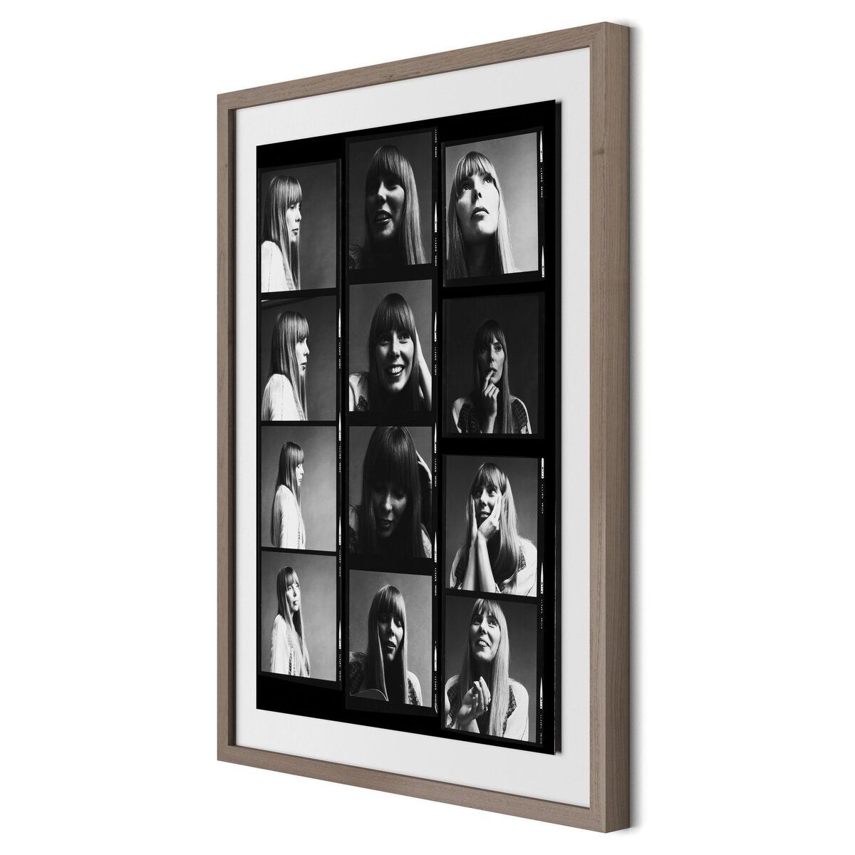 Joni Mitchell Contact Sheet By Getty Images