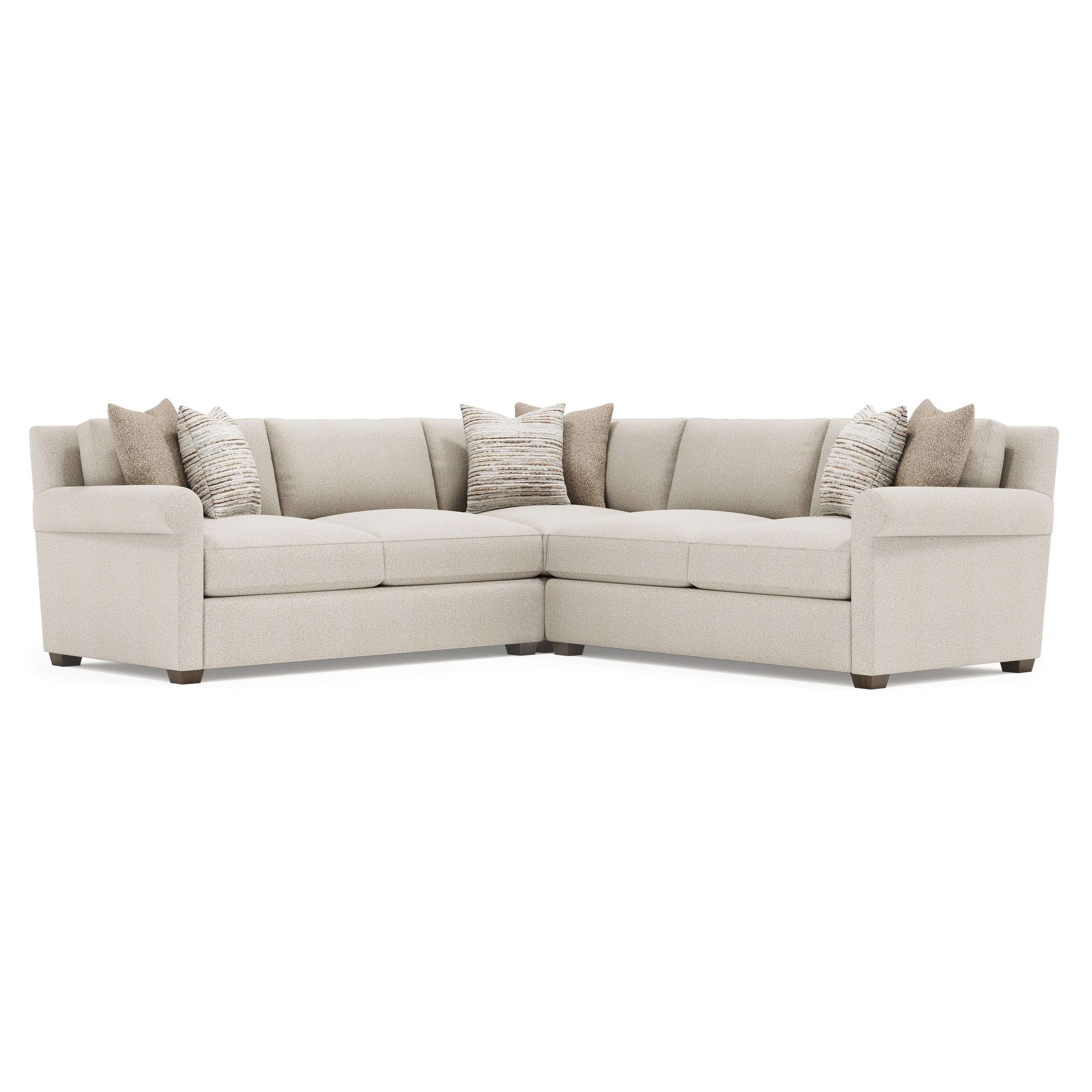 Bernhardt Barnes Fabric Sectional Sofa