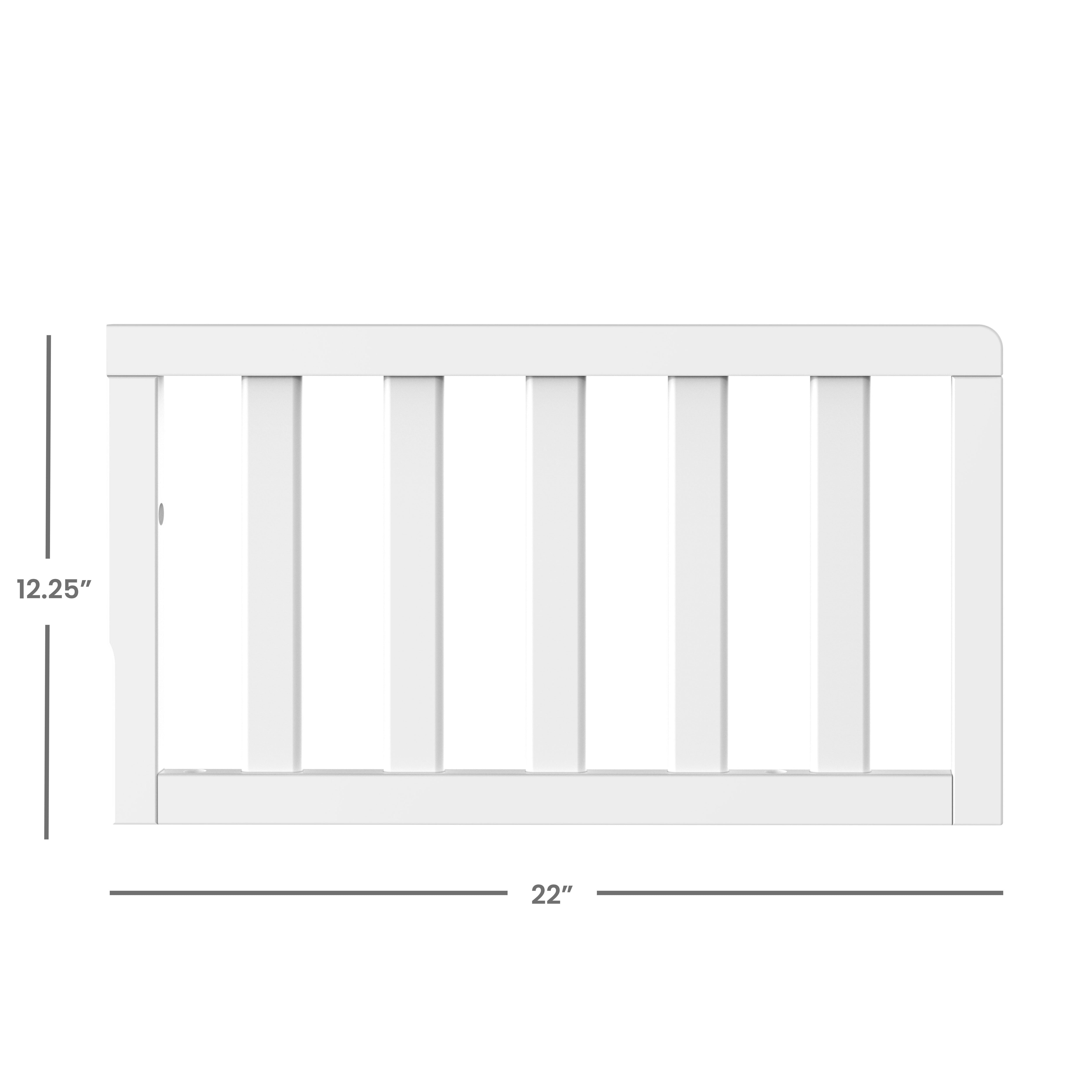 F09501 - Toddler Guard Rail - Matte White