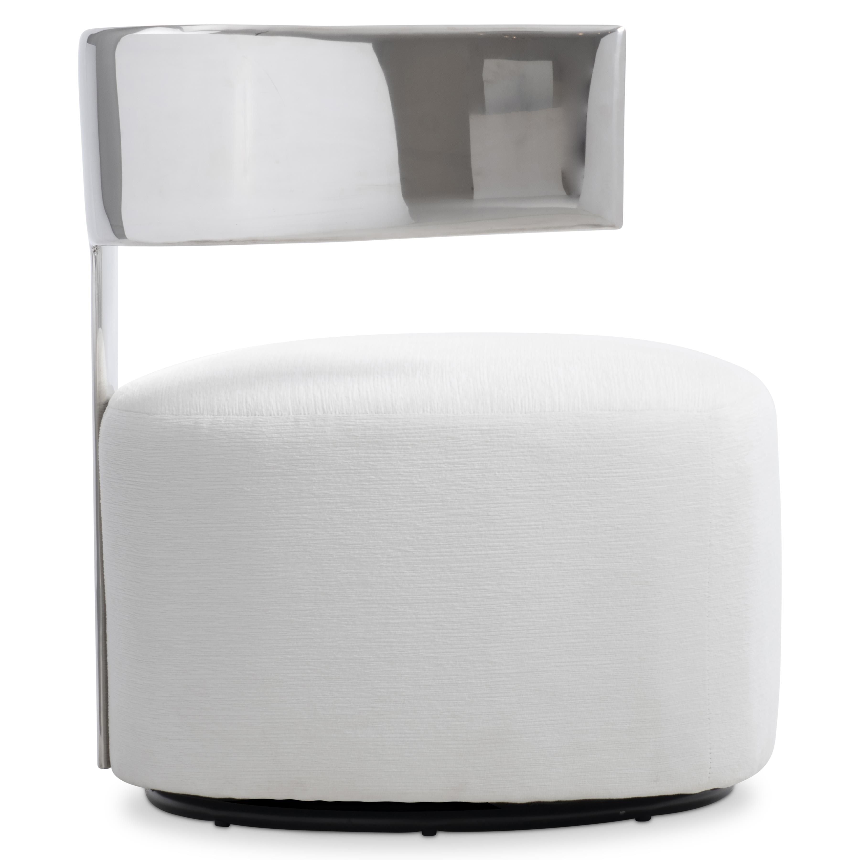 Bernhardt Ares Fabric Swivel Chair