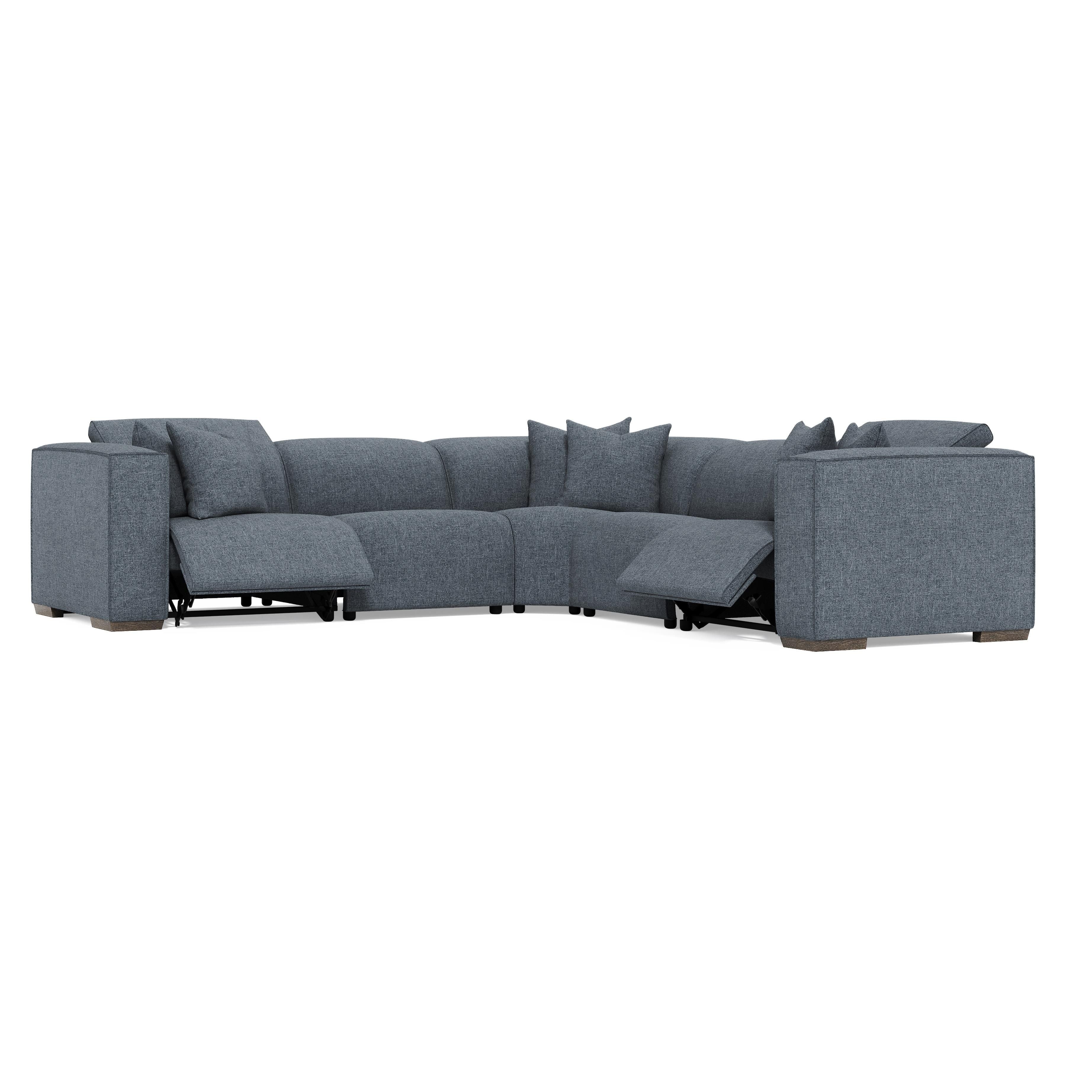 Bernhardt Furniture Bliss Fabric Power Motion Sectional