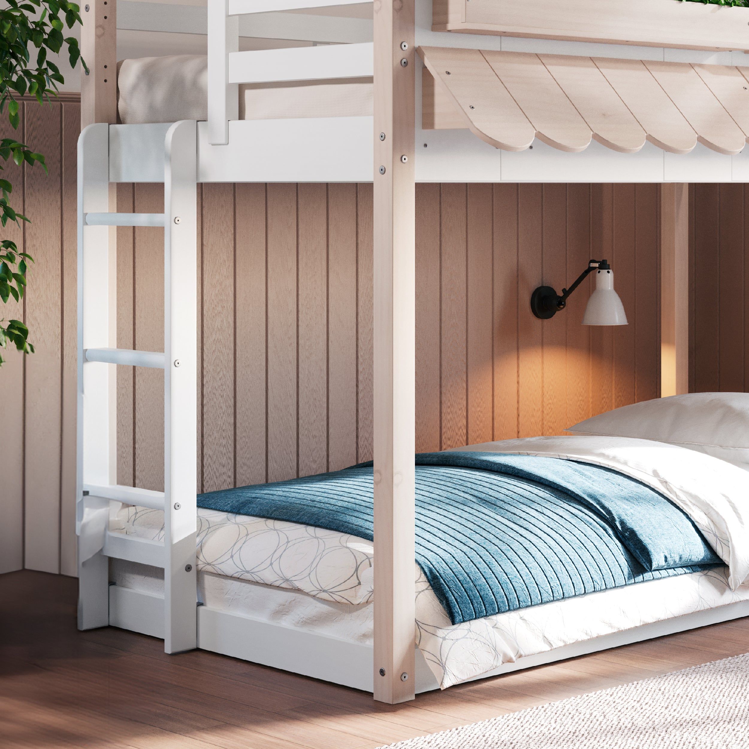 Garden Cottage Twin Over Twin Bunk Bed