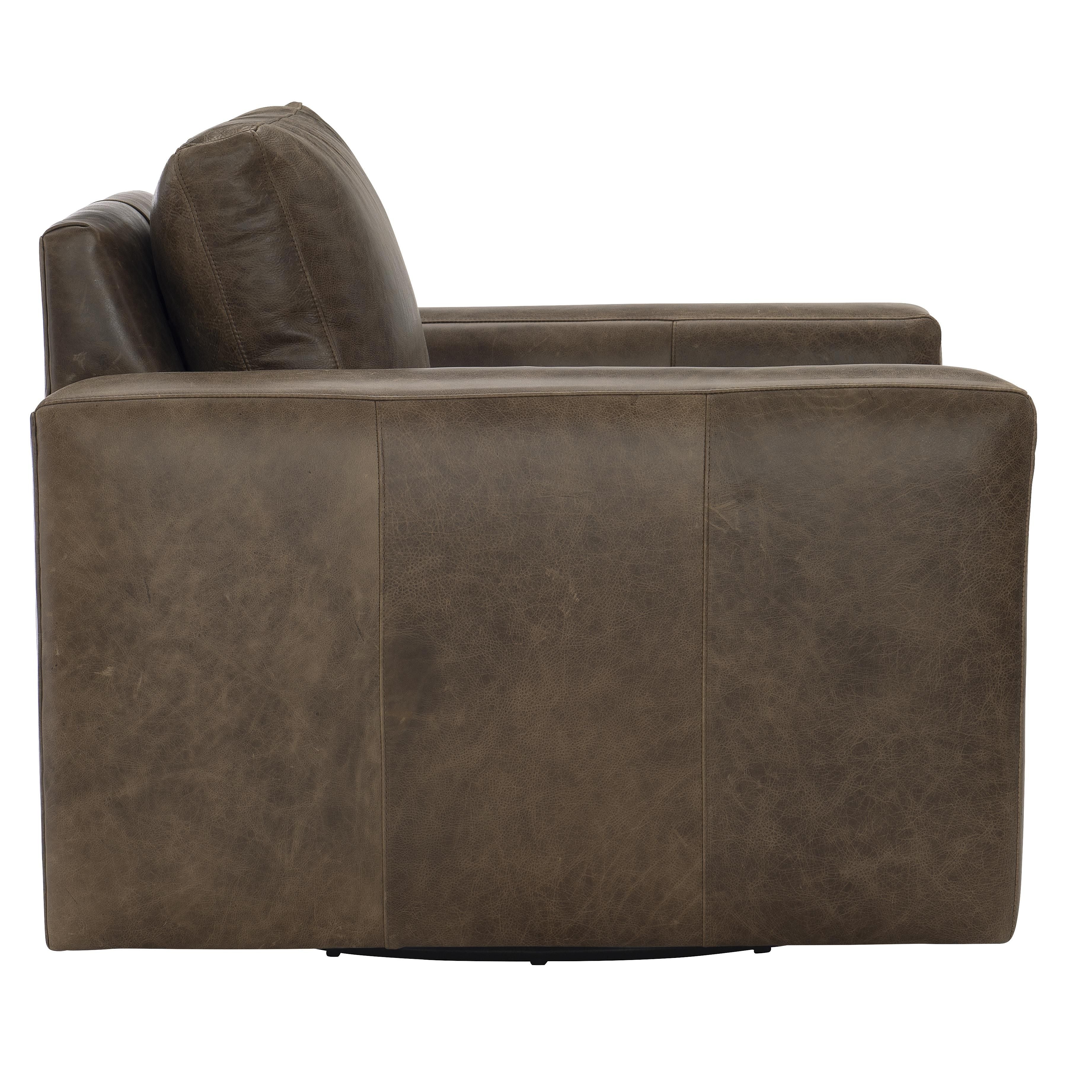 Bernhardt Furniture – Dawkins Leather Swivel Chair