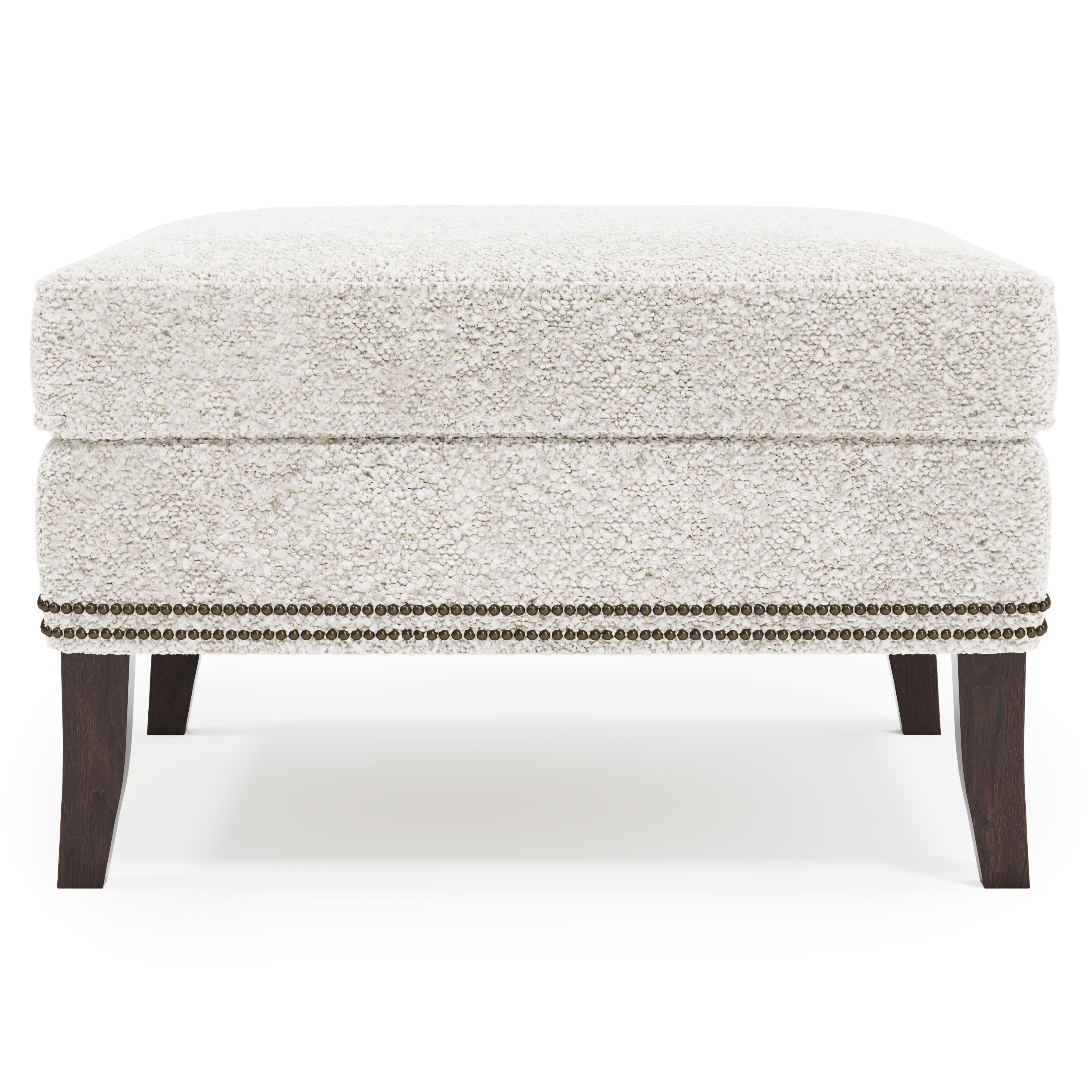 Bernhardt Furniture – Kingston Fabric Ottoman