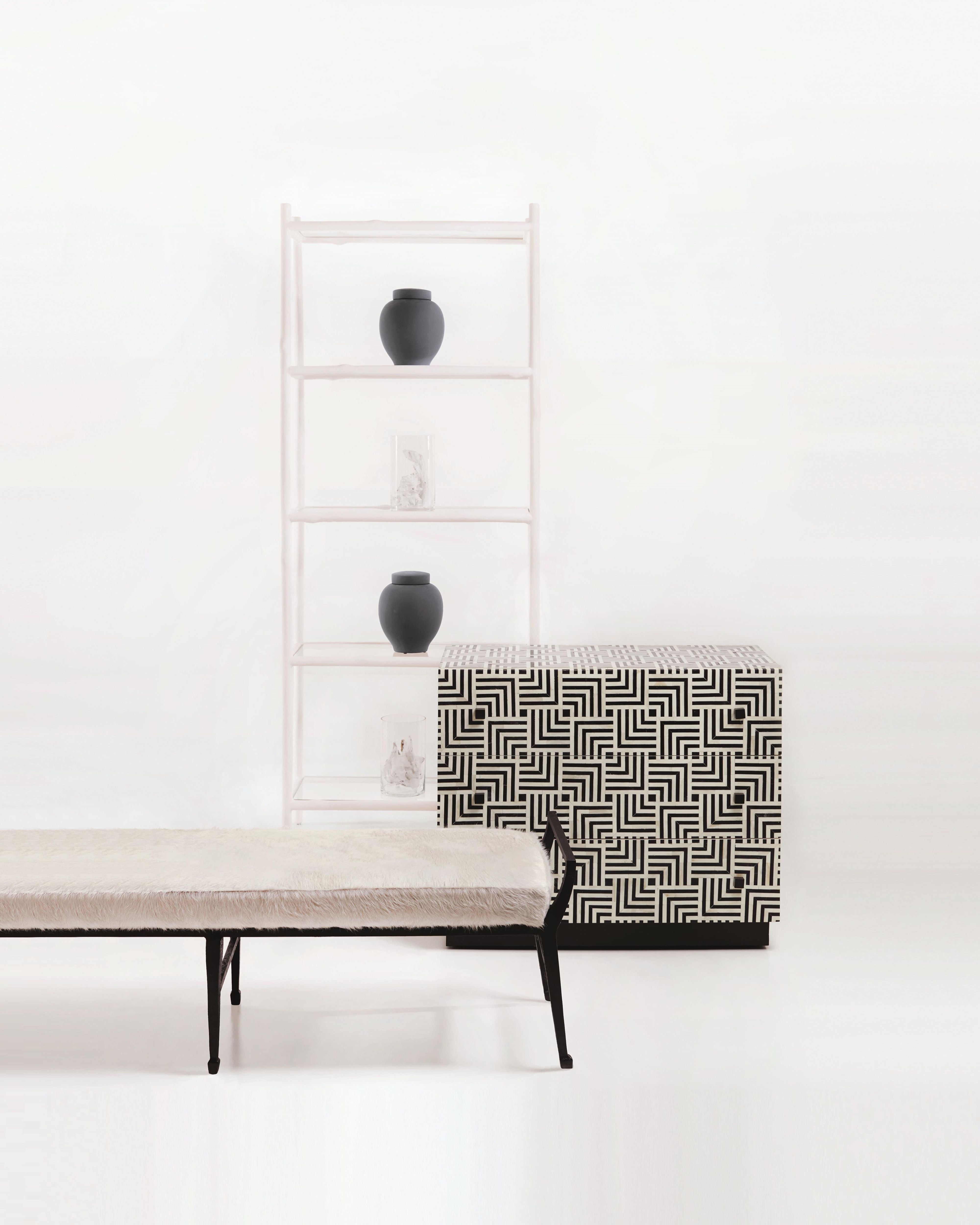 Bernhardt Furniture Mansfield Leather Bench
