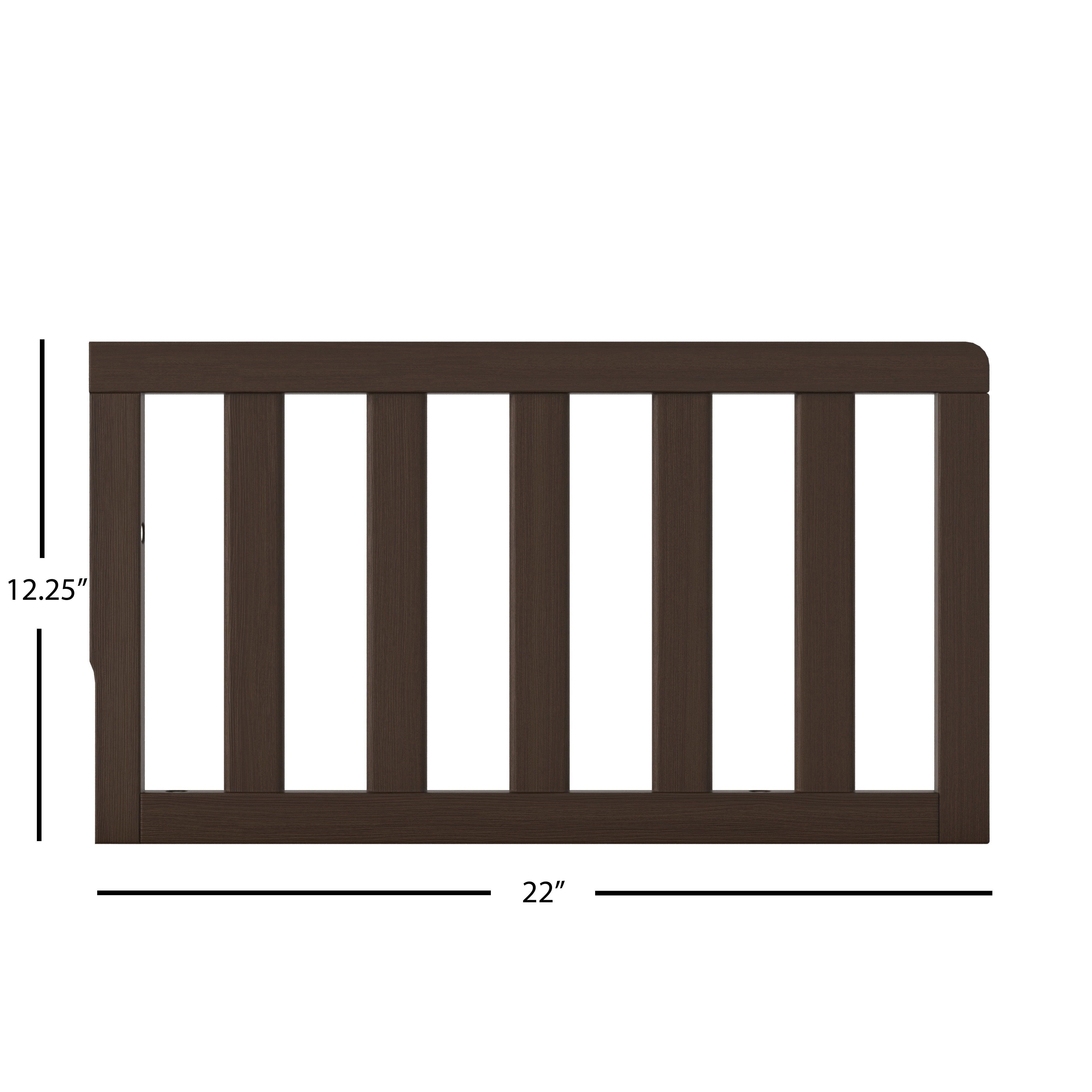 F09501 - Toddler Guard Rail, Brushed Truffle