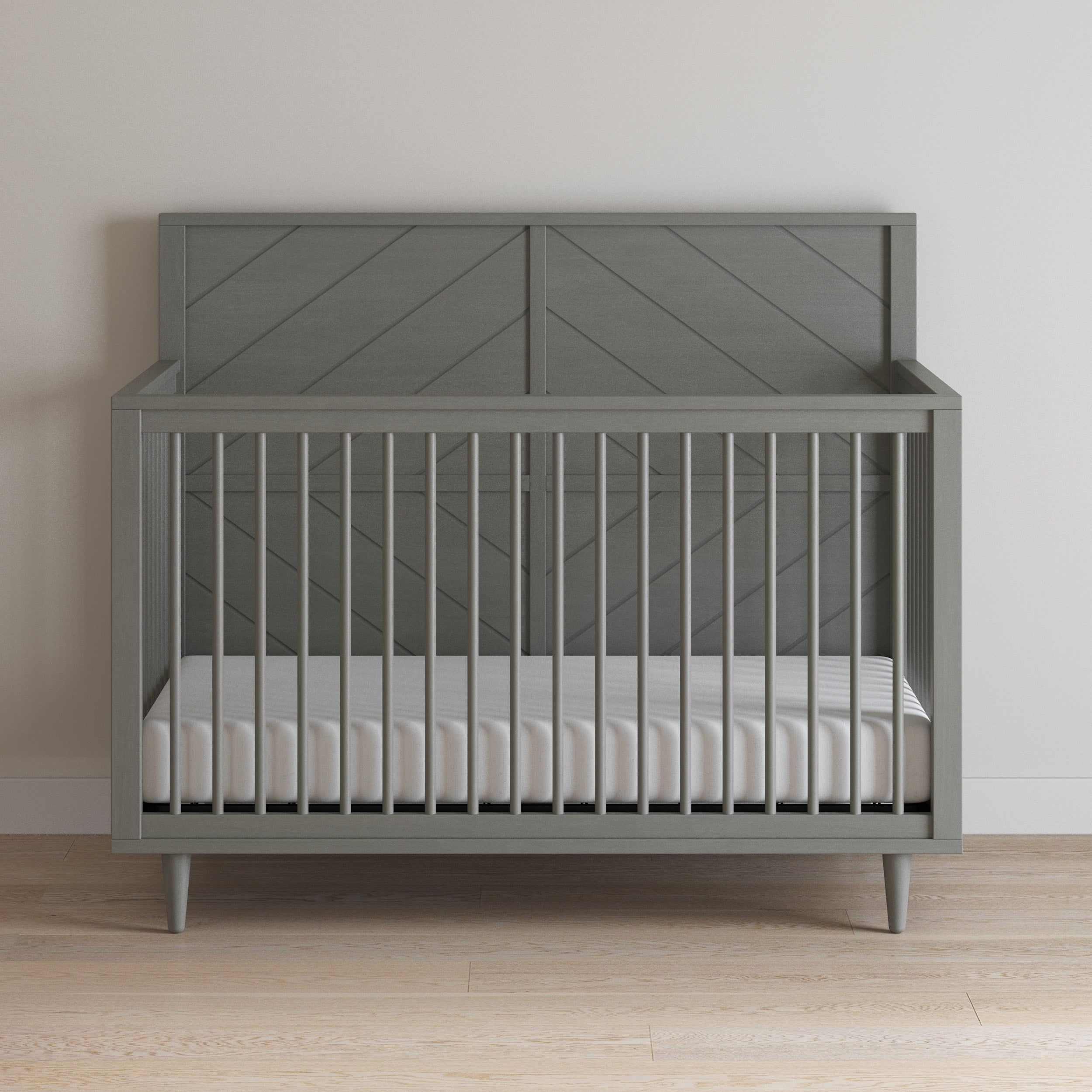 Surrey Hill 4-in-1 Convertible Crib, Lunar Gray
