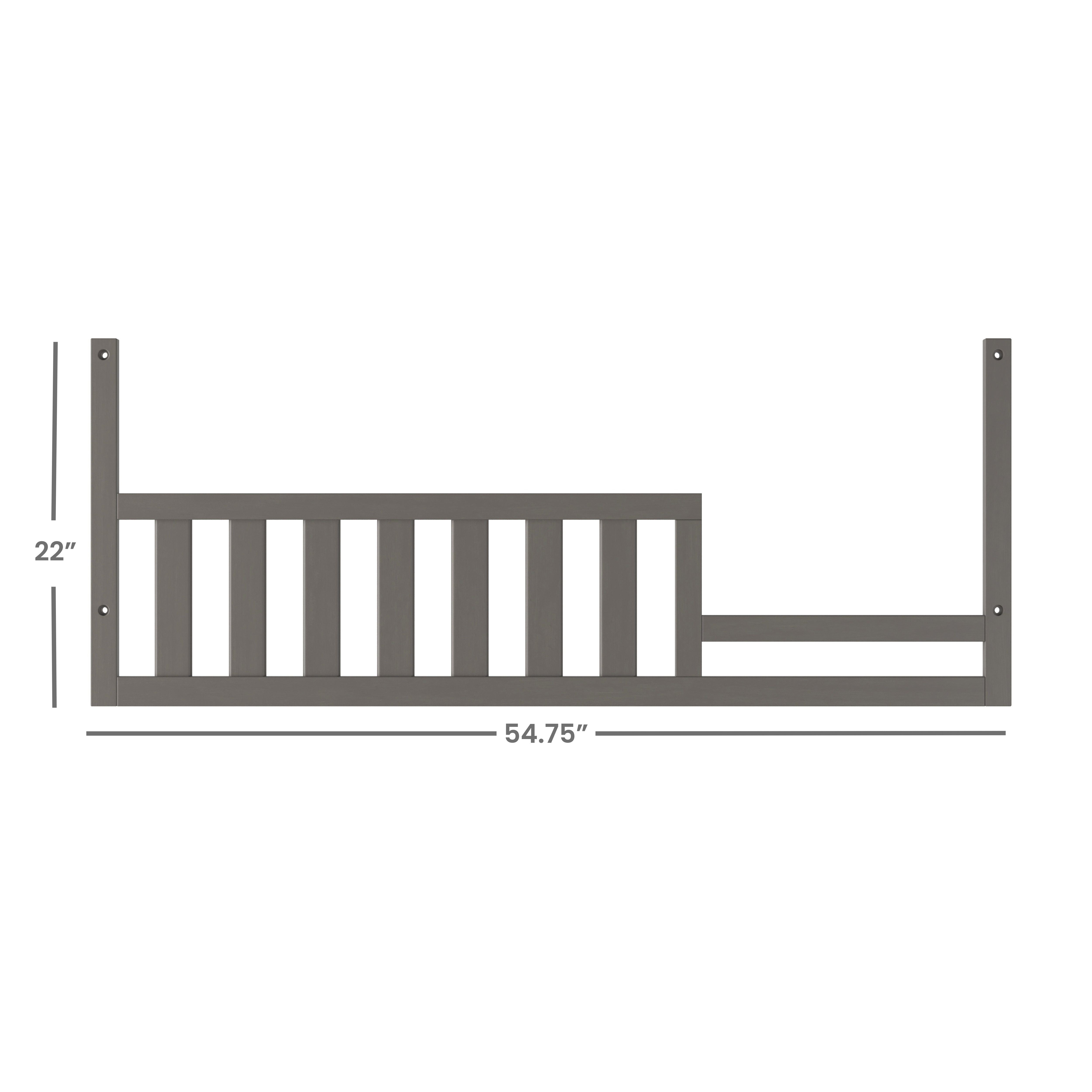Toddler Guard Rail Chelsea Grey by Halo Sleep