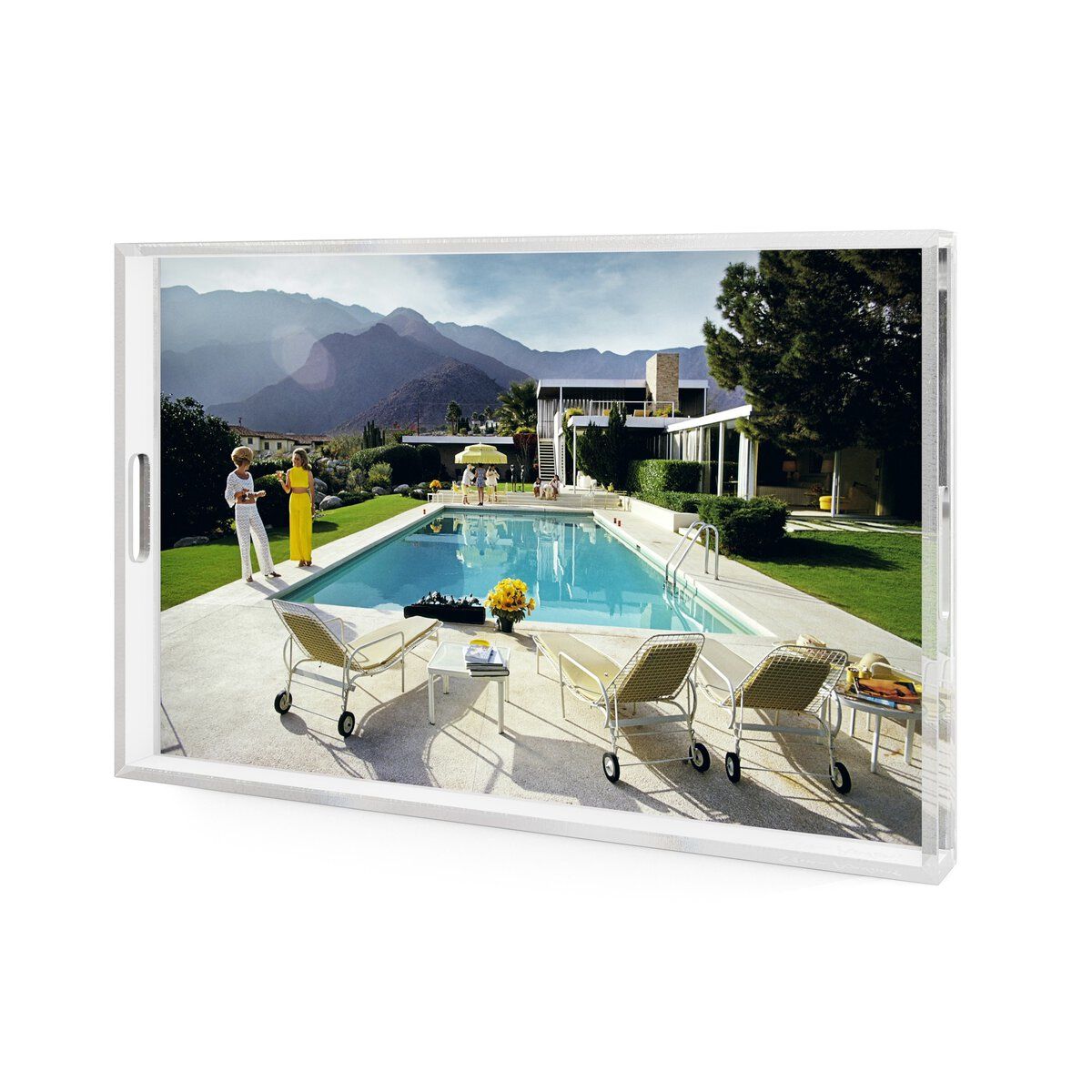 Palm Springs Pool Tray By Slim Aarons