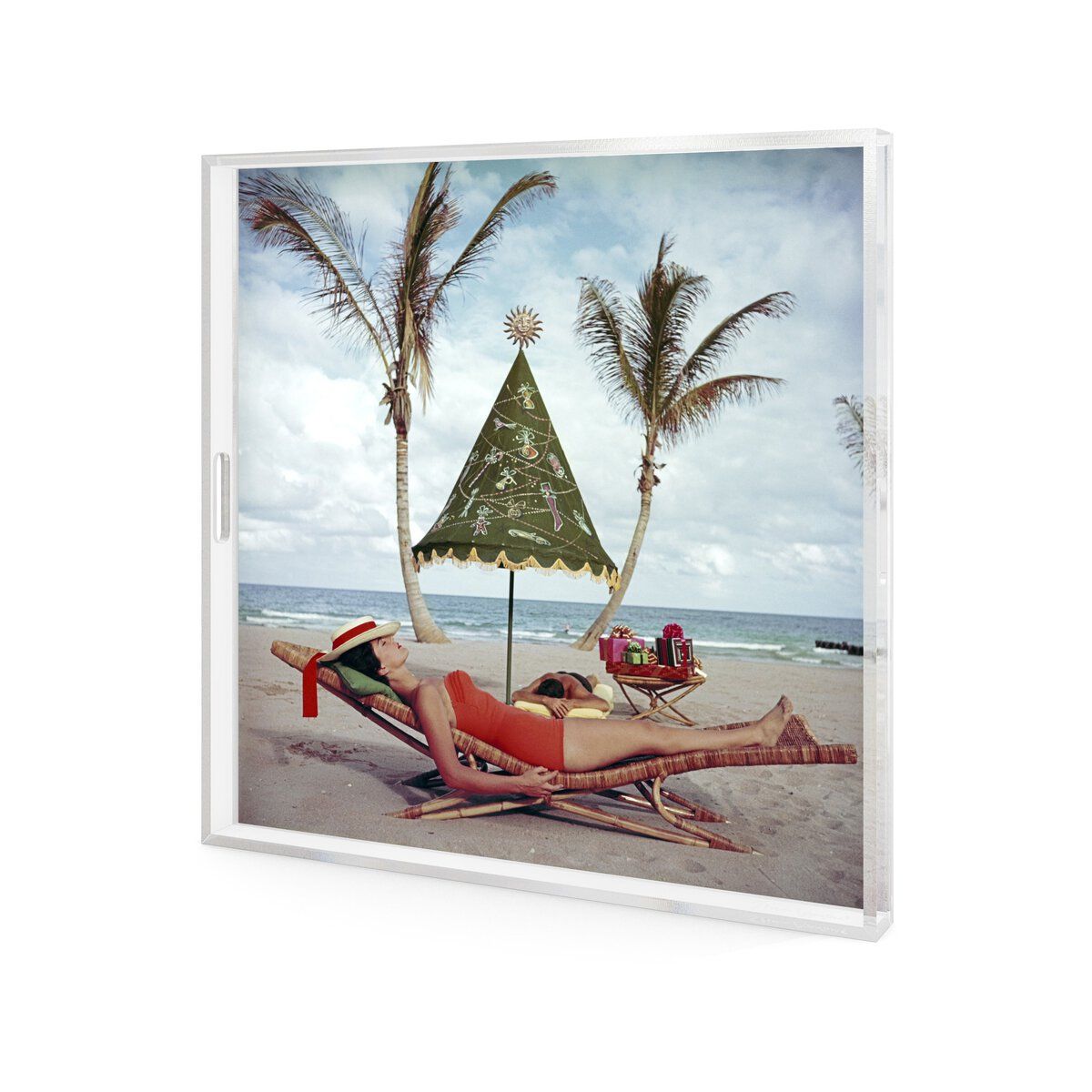 Palm Beach Idyll Tray By Slim Aarons