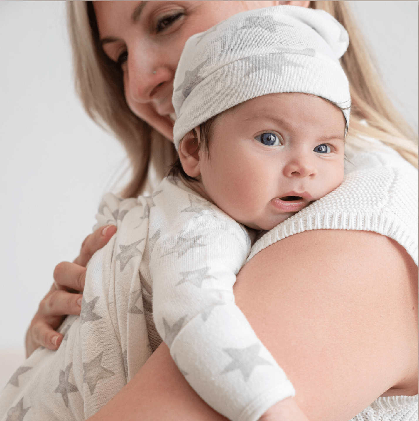 Snuggle Knit™ Newborn Gown + Hat Set
