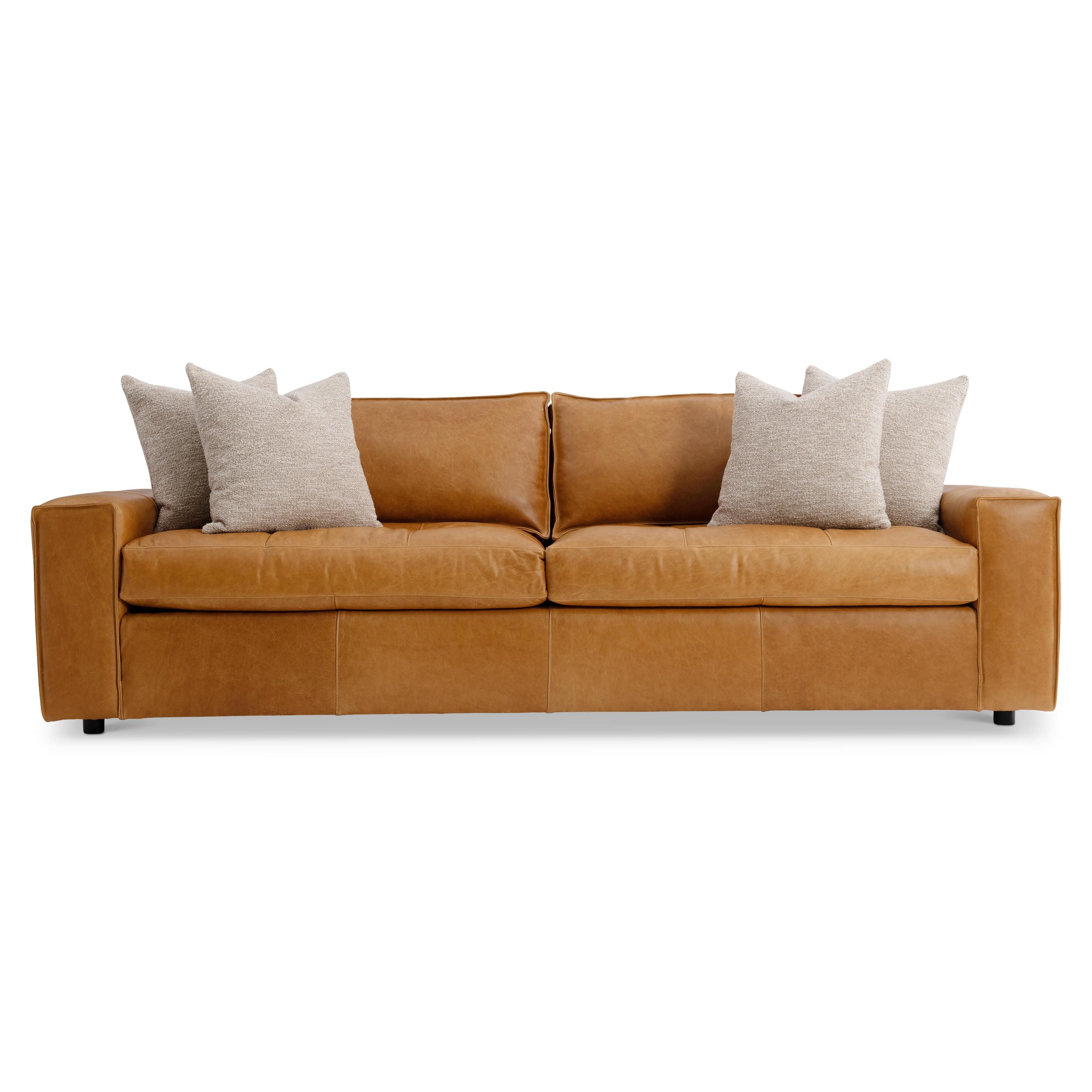 Bernhardt Nest Leather Sofa