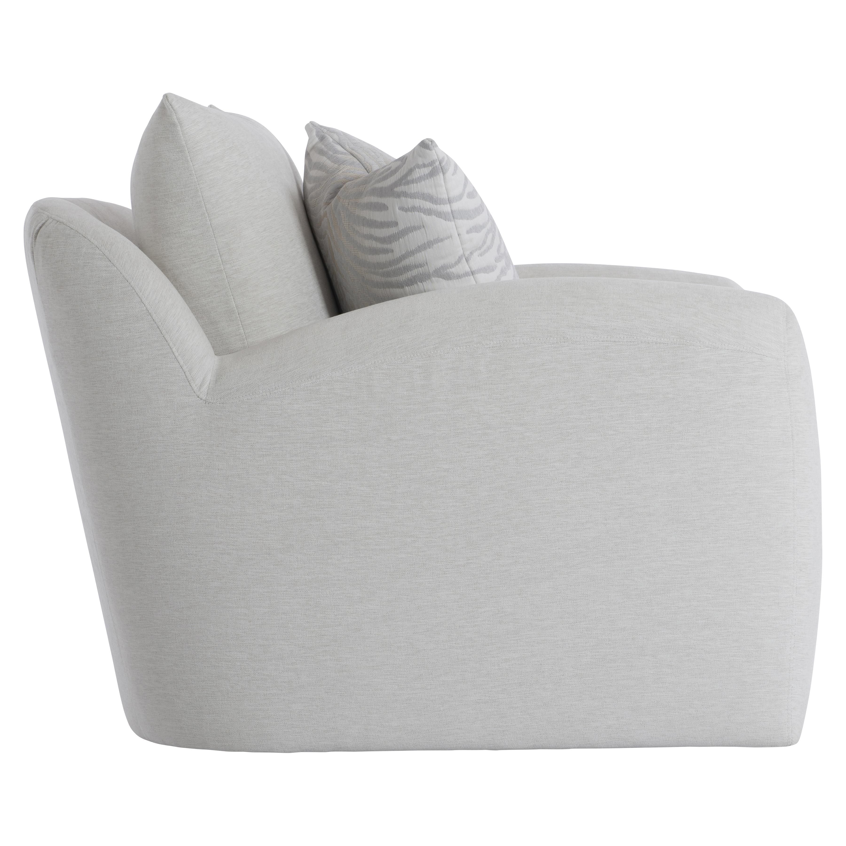 Bernhardt Furniture – Asher Fabric Swivel Chair
