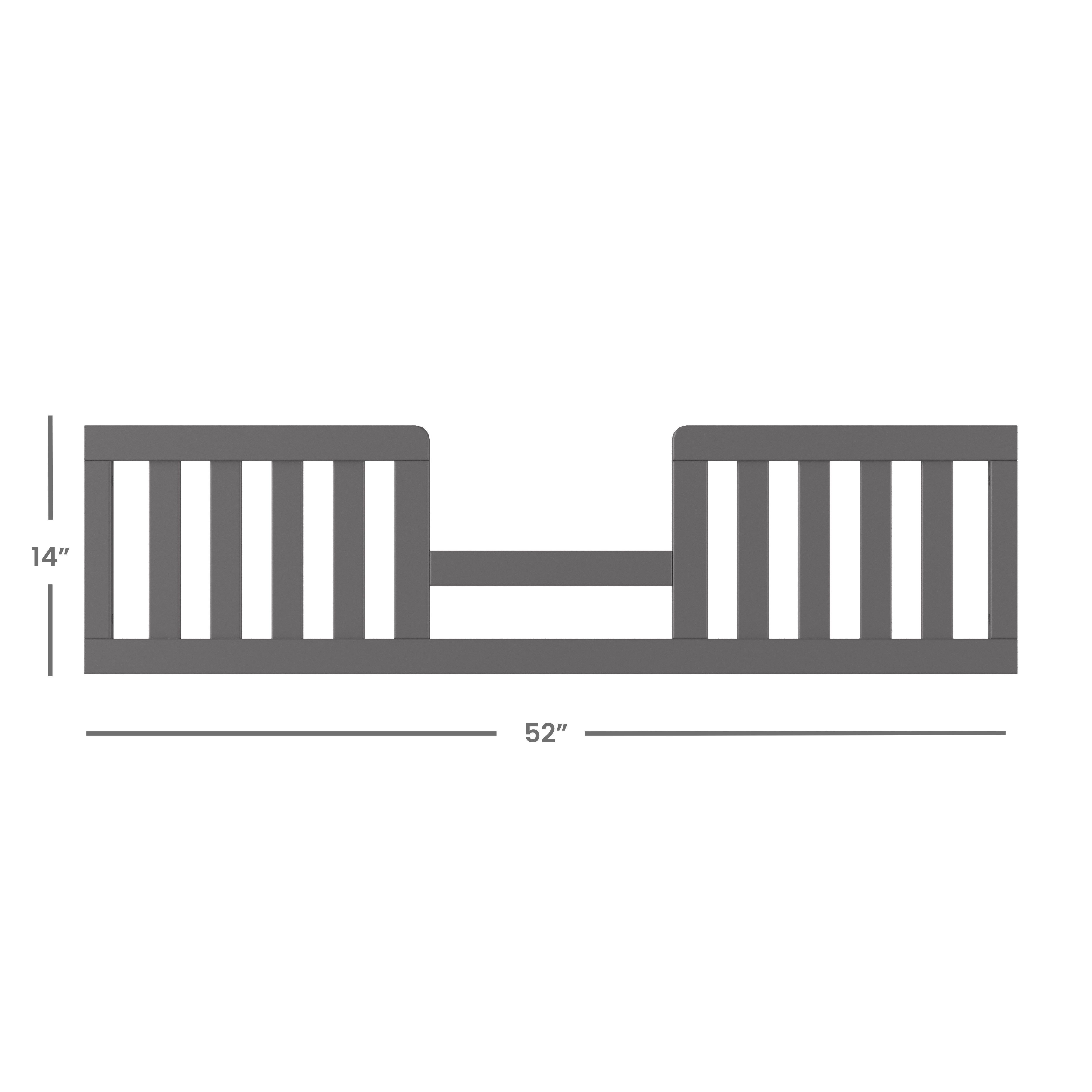 Toddler Guard Rail, Cool Gray