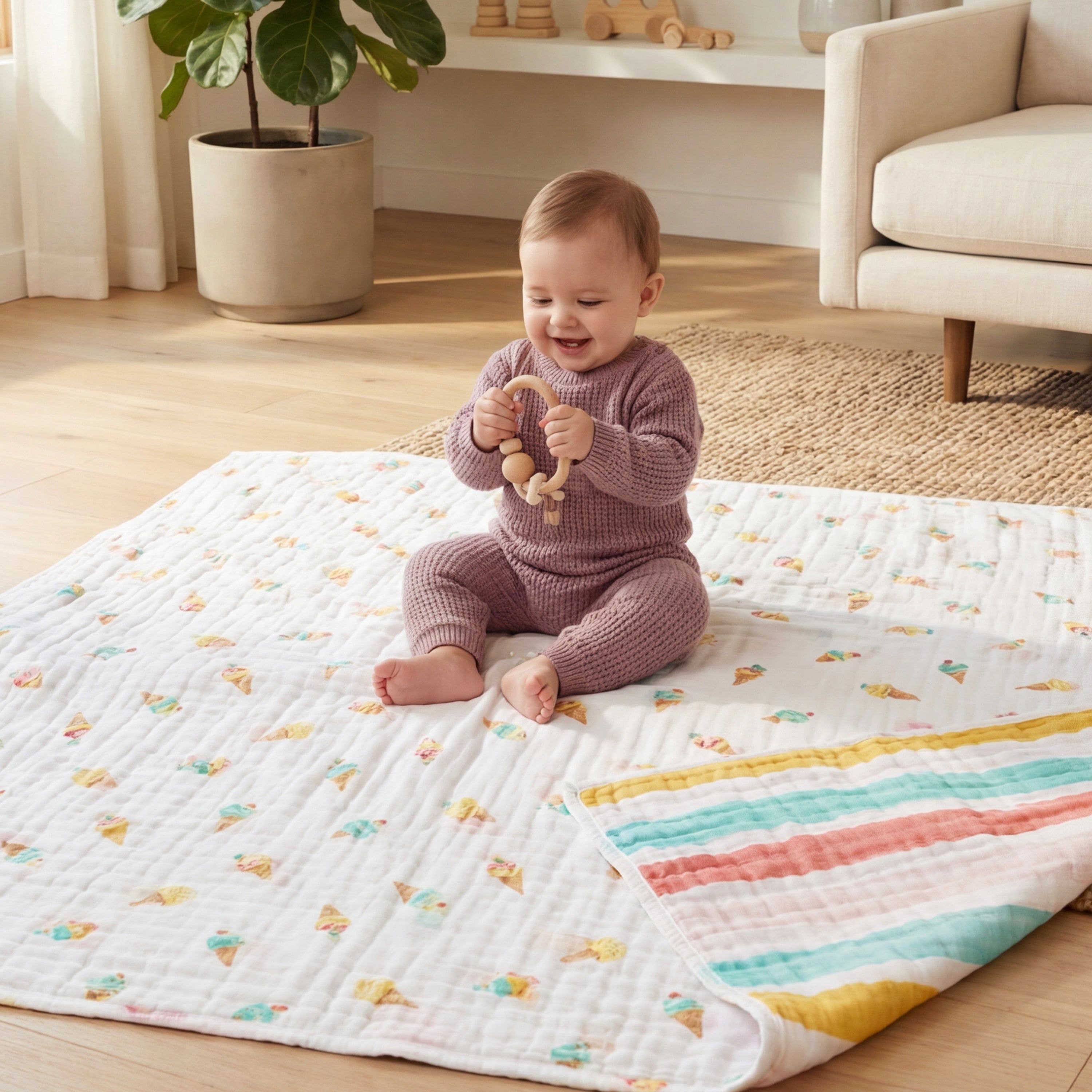 Essentials Cotton Muslin Dream Blanket