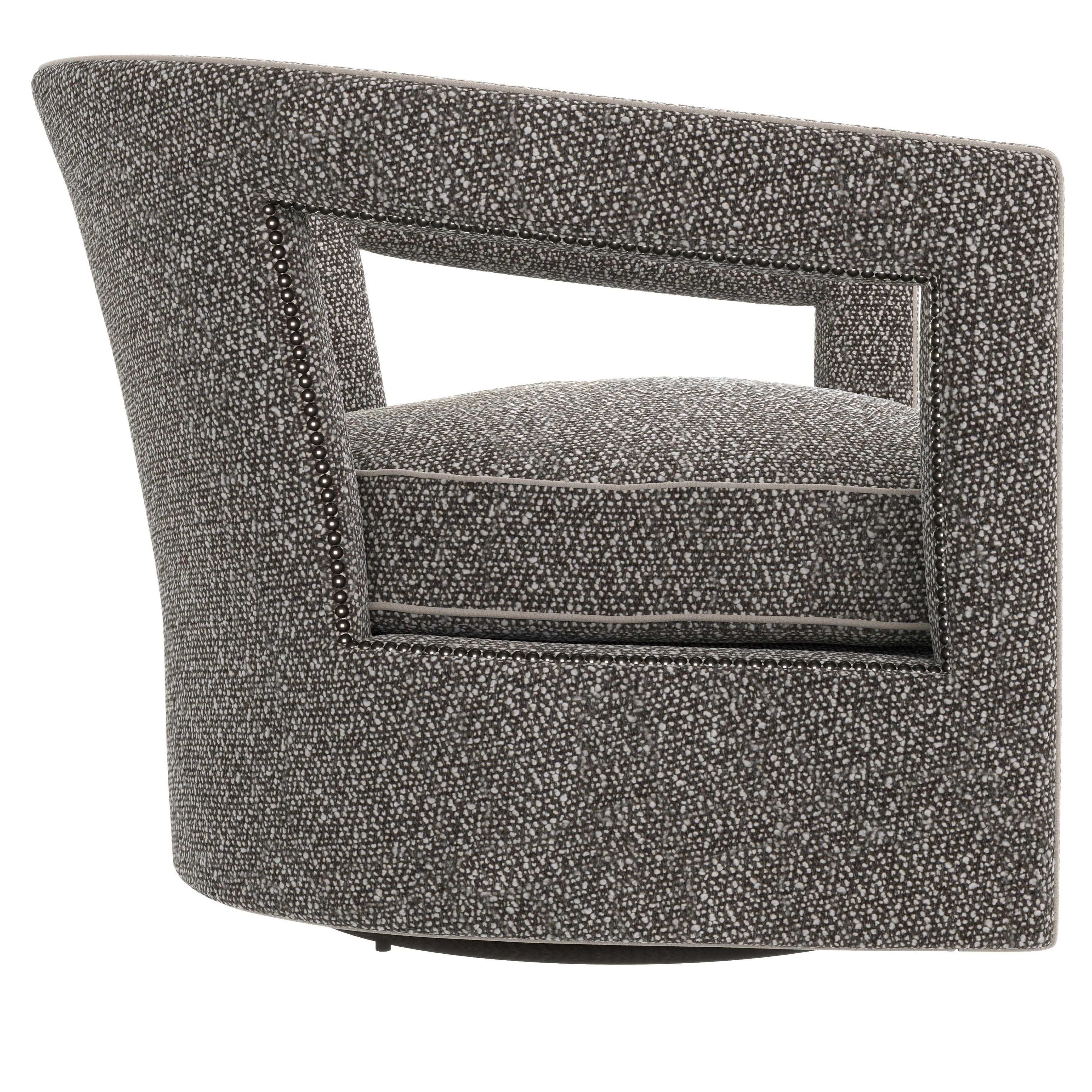 Bernhardt Alana Fabric Swivel Chair