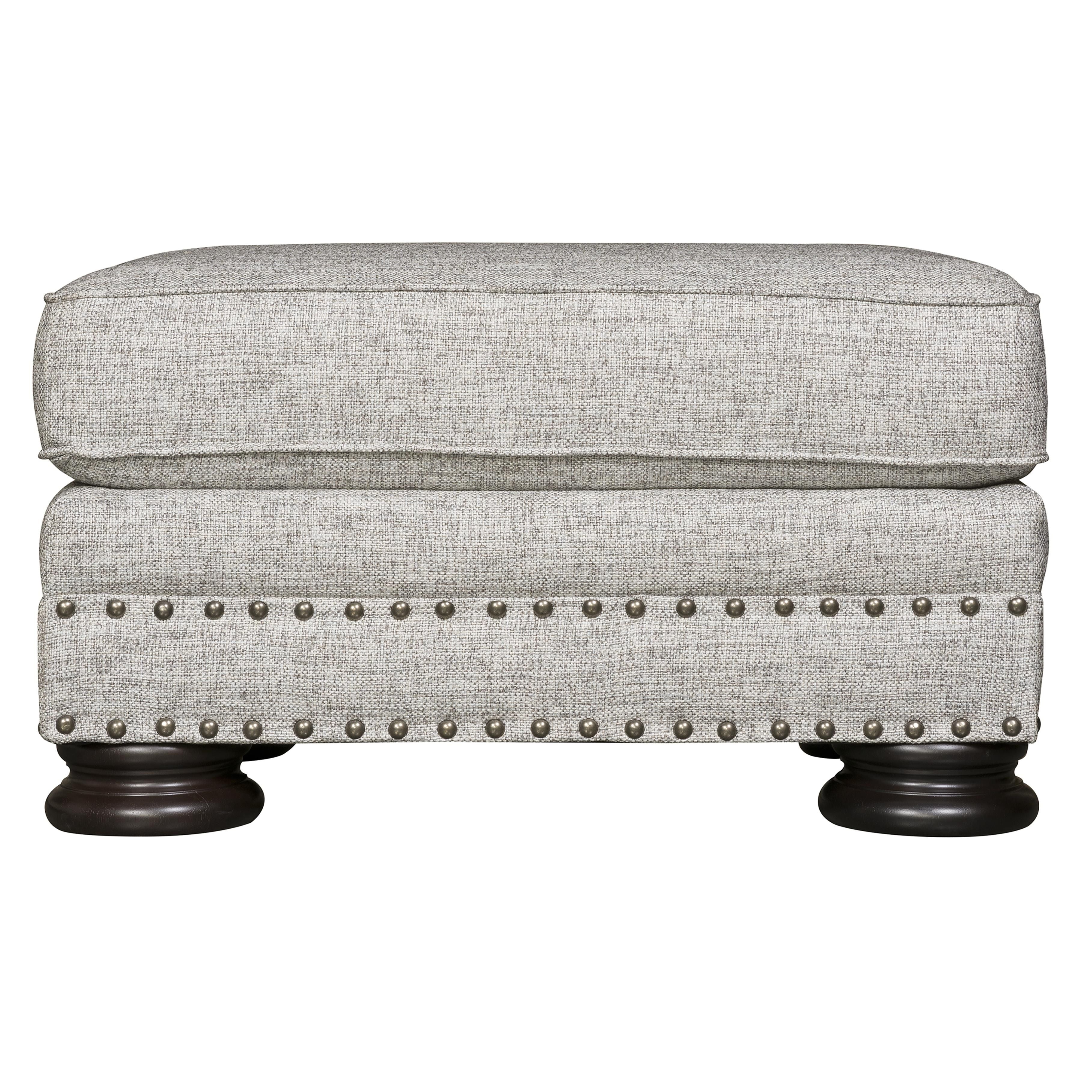 Bernhardt Foster Fabric Ottoman
