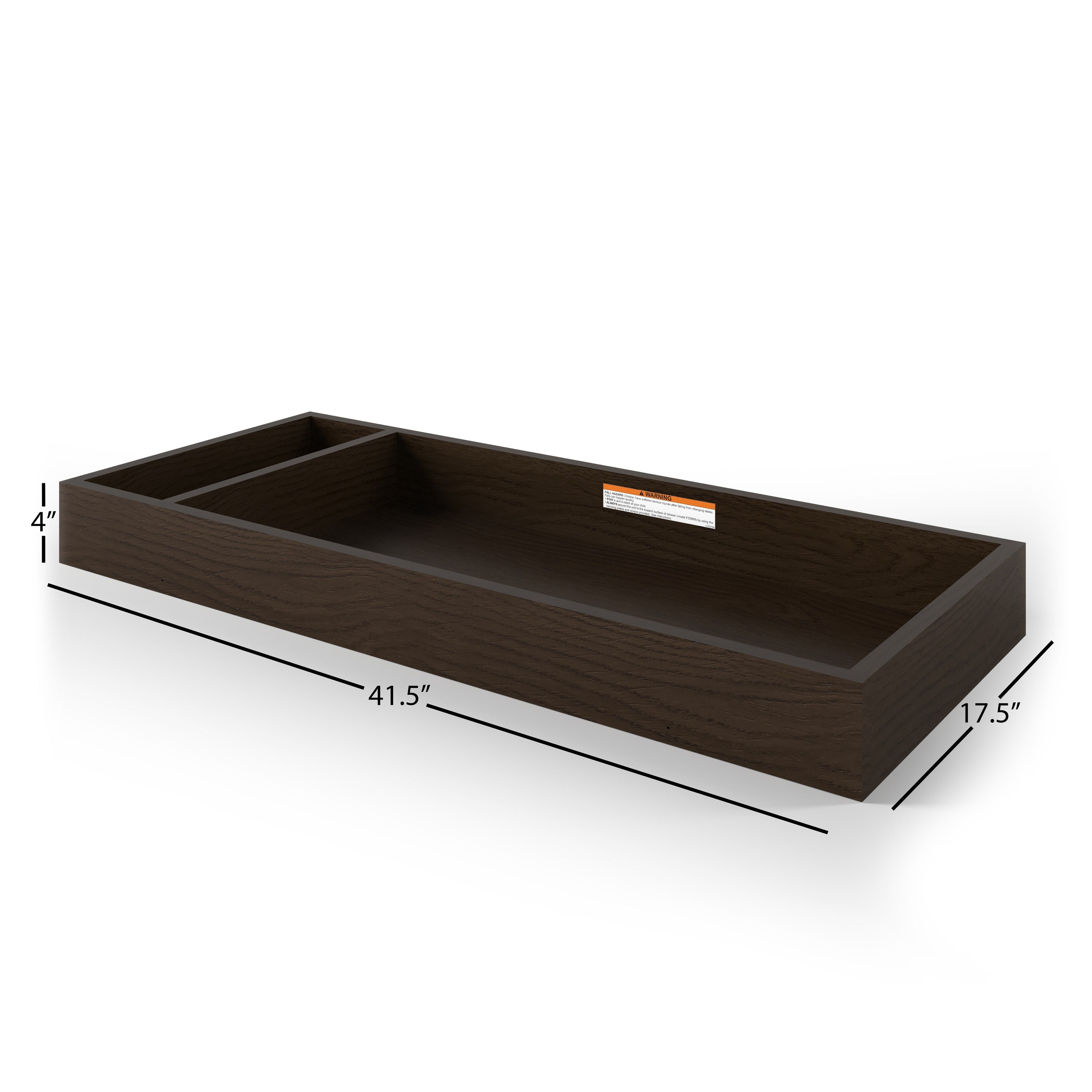 Universal Changing Table Topper, Slate