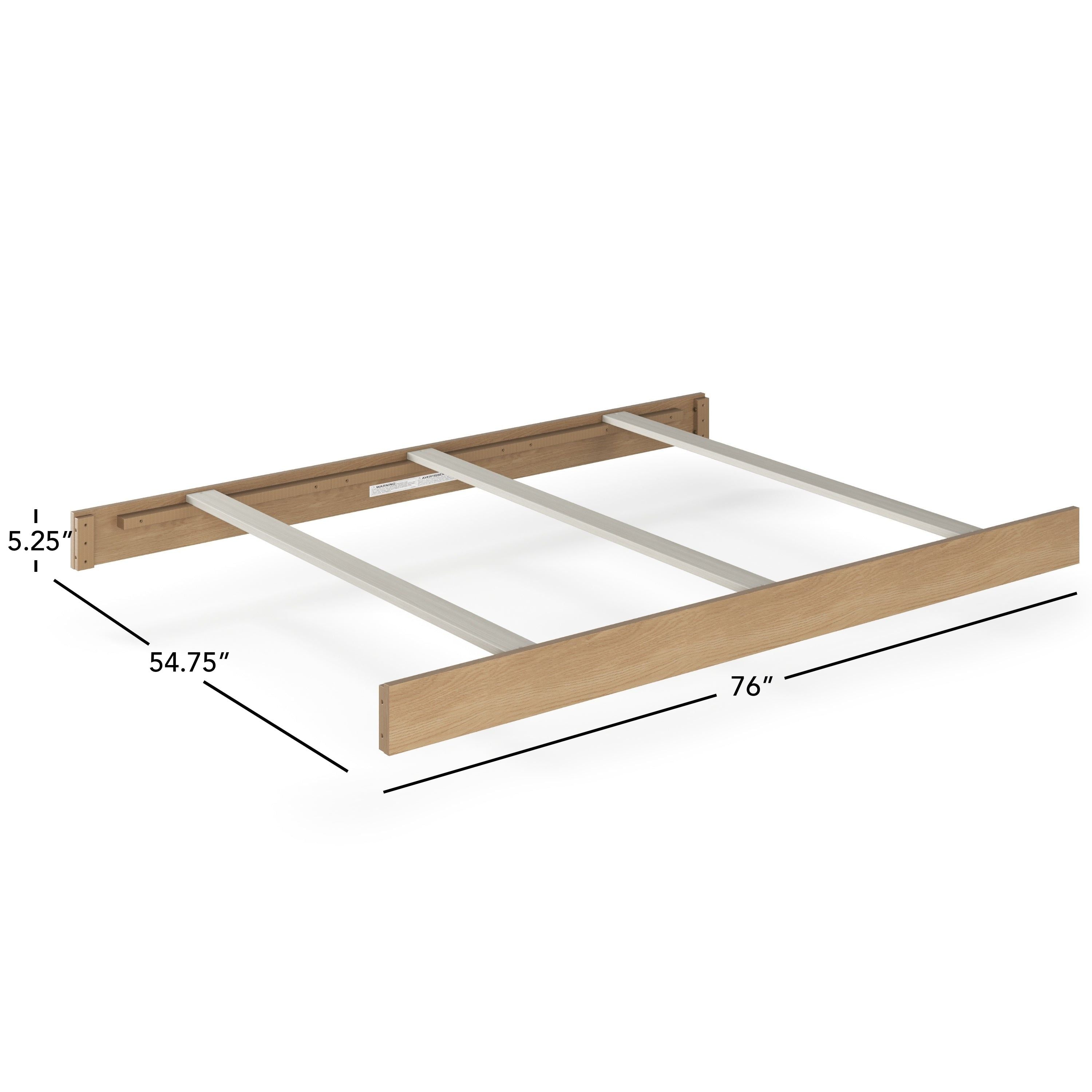 F06464 - Full-size Bed Rail - Nutmeg