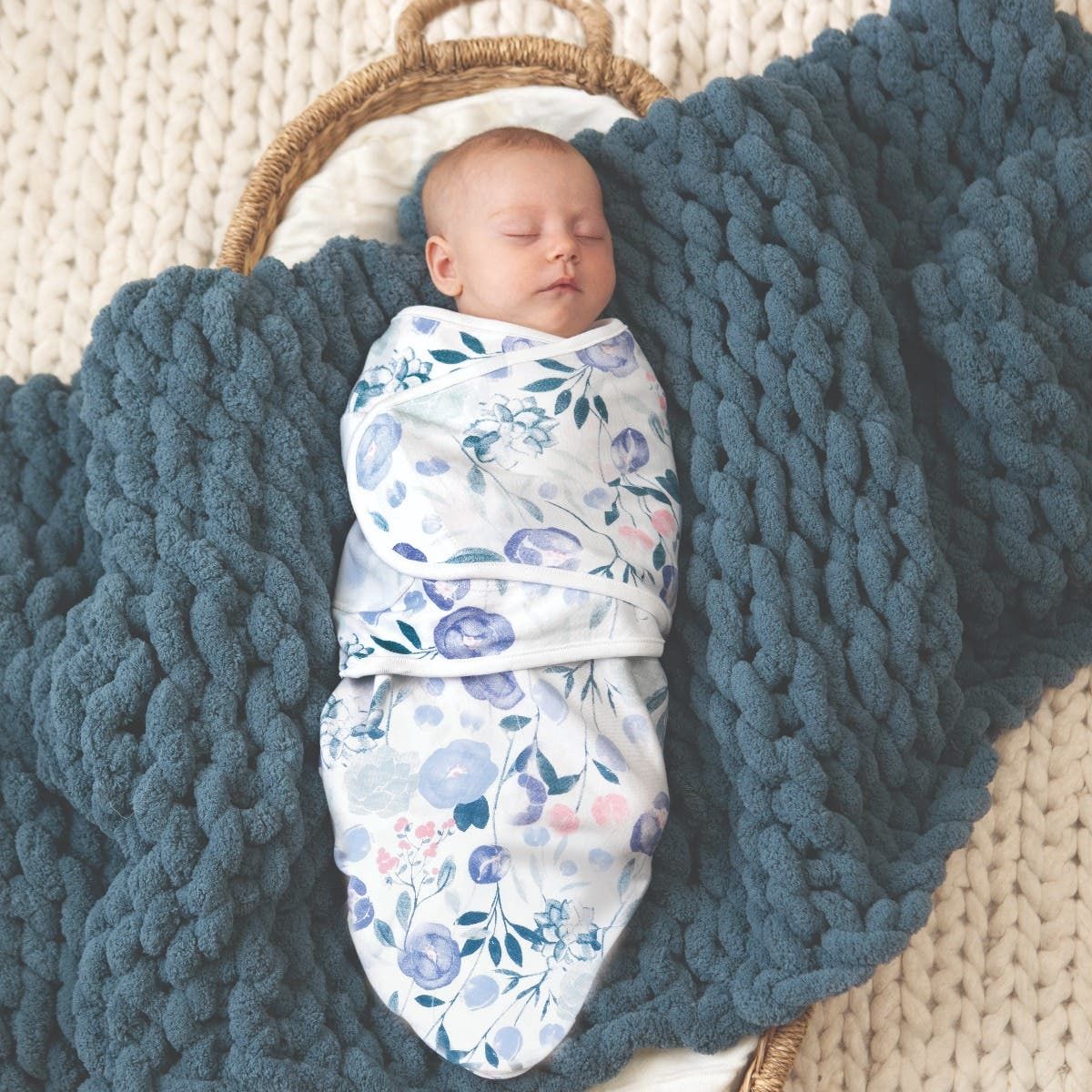 Essentials Easy Swaddle Wrap Quick Change 3 Pack Tog 1.0