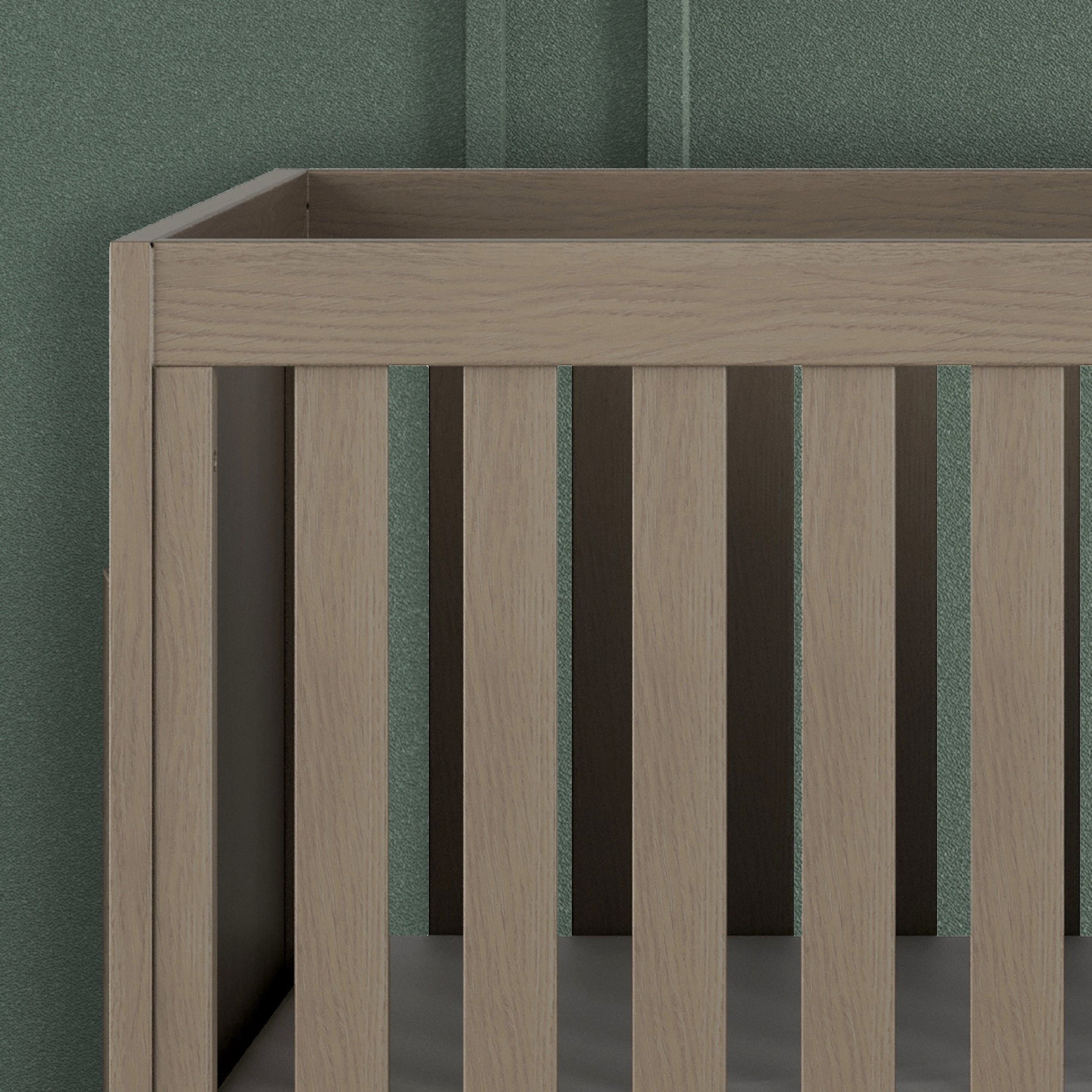 Kieran 3-in-1 Convertible Crib, Crescent Gray