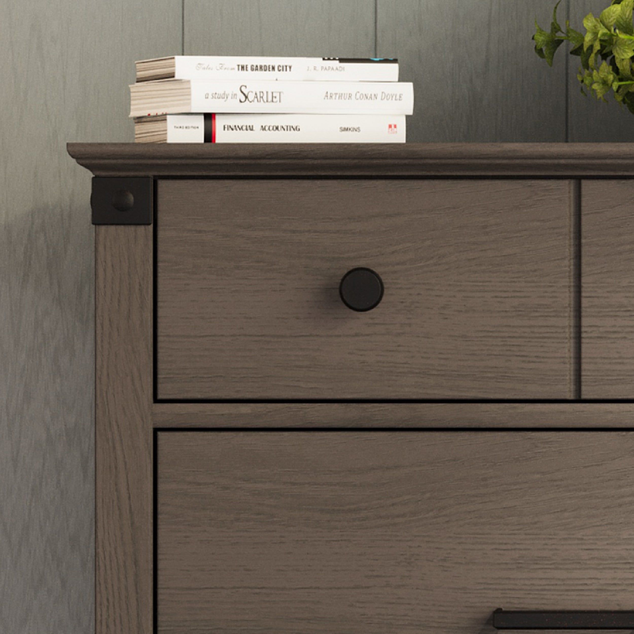Redmond 4 Drawer Chest, Dapper Gray