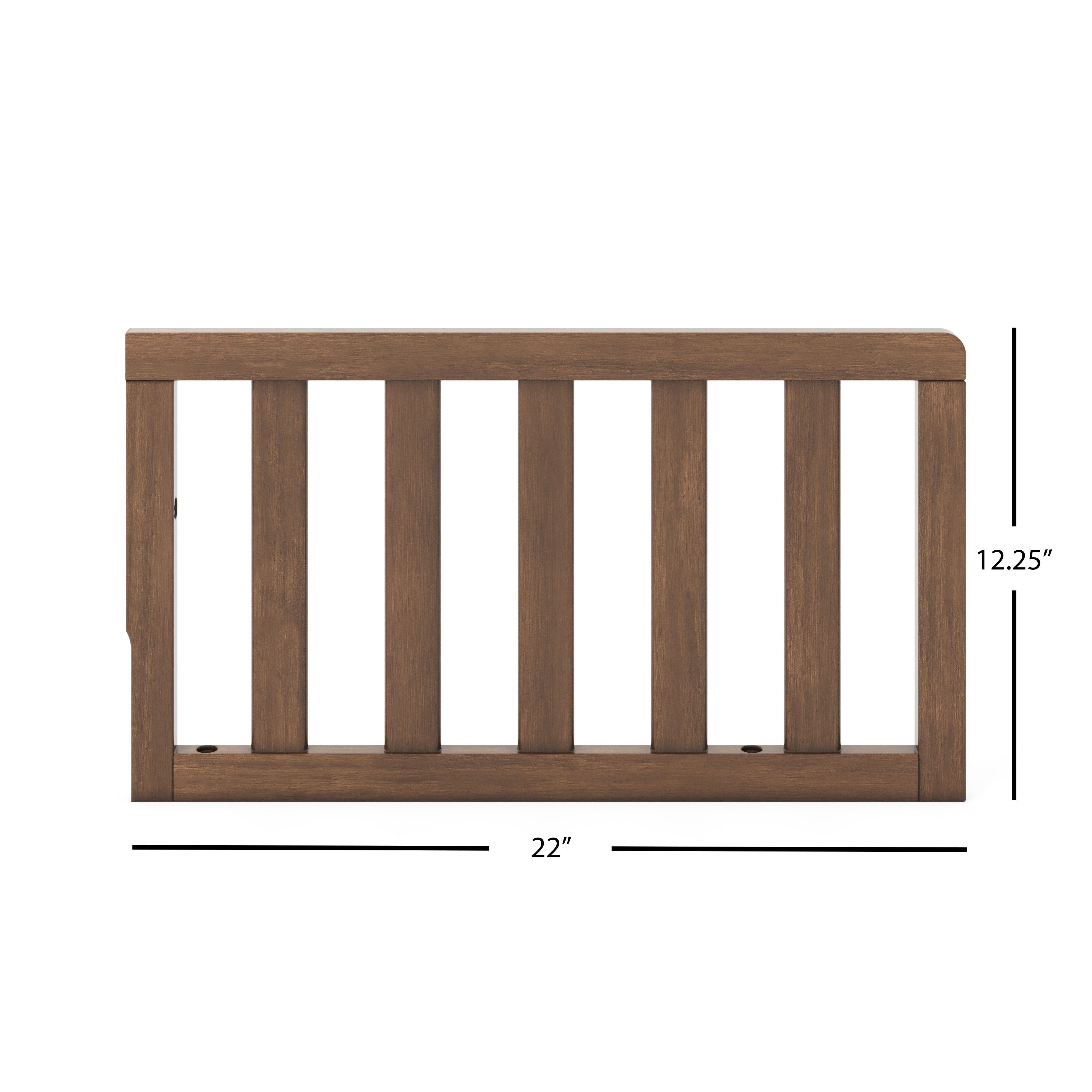 Toddler Guard Rail in Cocoa Bean by Halo Sleep