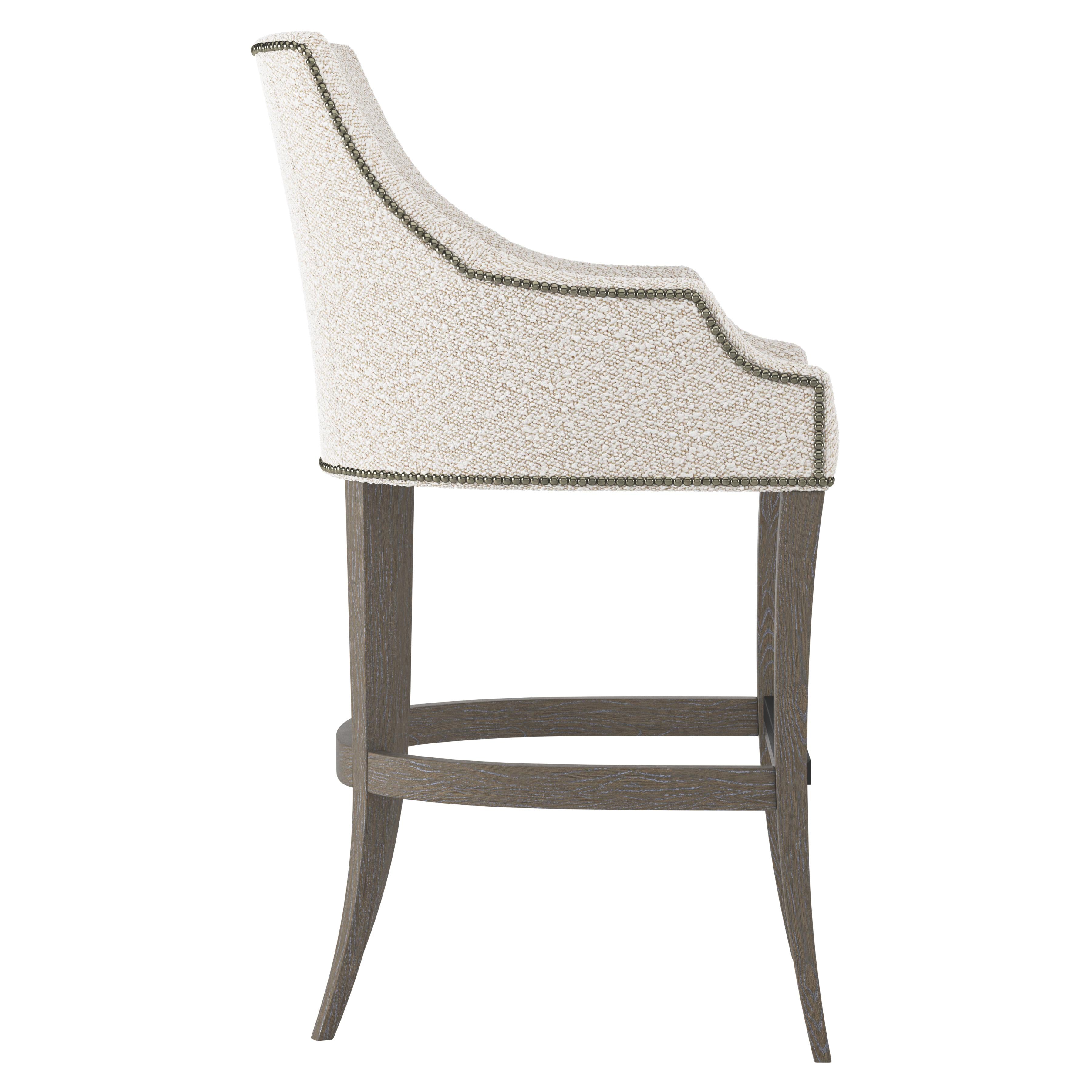 Bernhardt Furniture Keeley Fabric Bar Stool