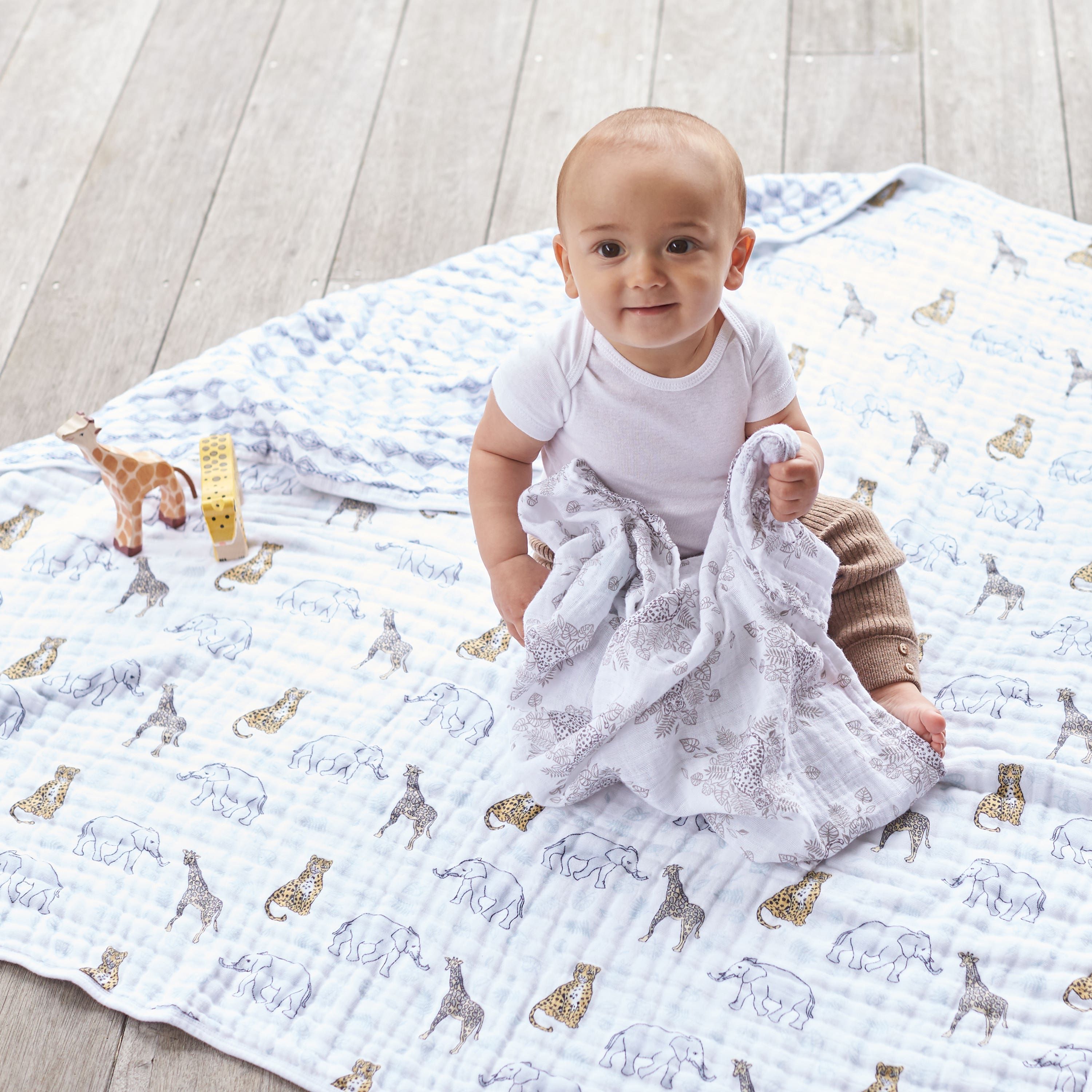 Boutique Cotton Muslin Dream Blanket