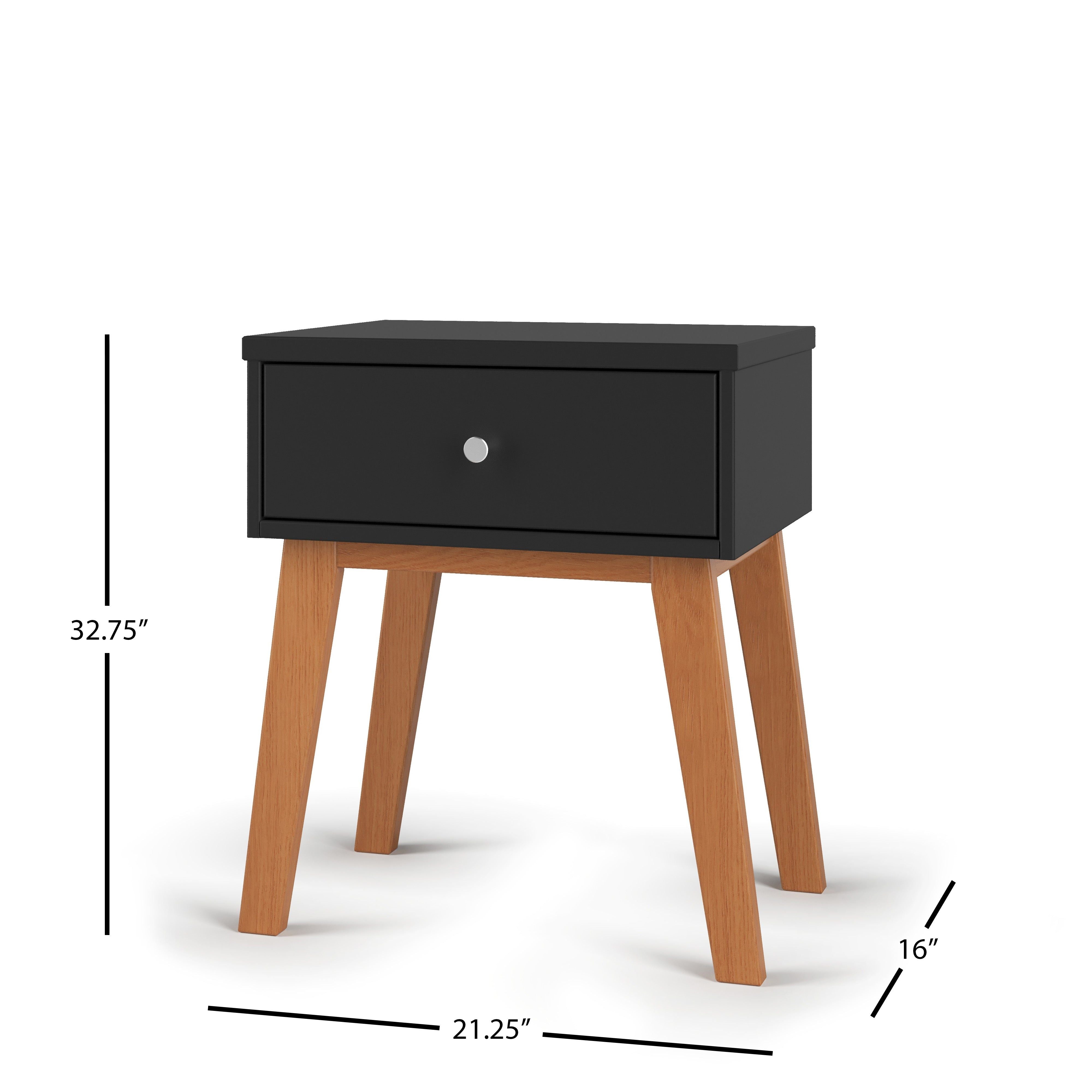 Soho Nightstand, Ebony