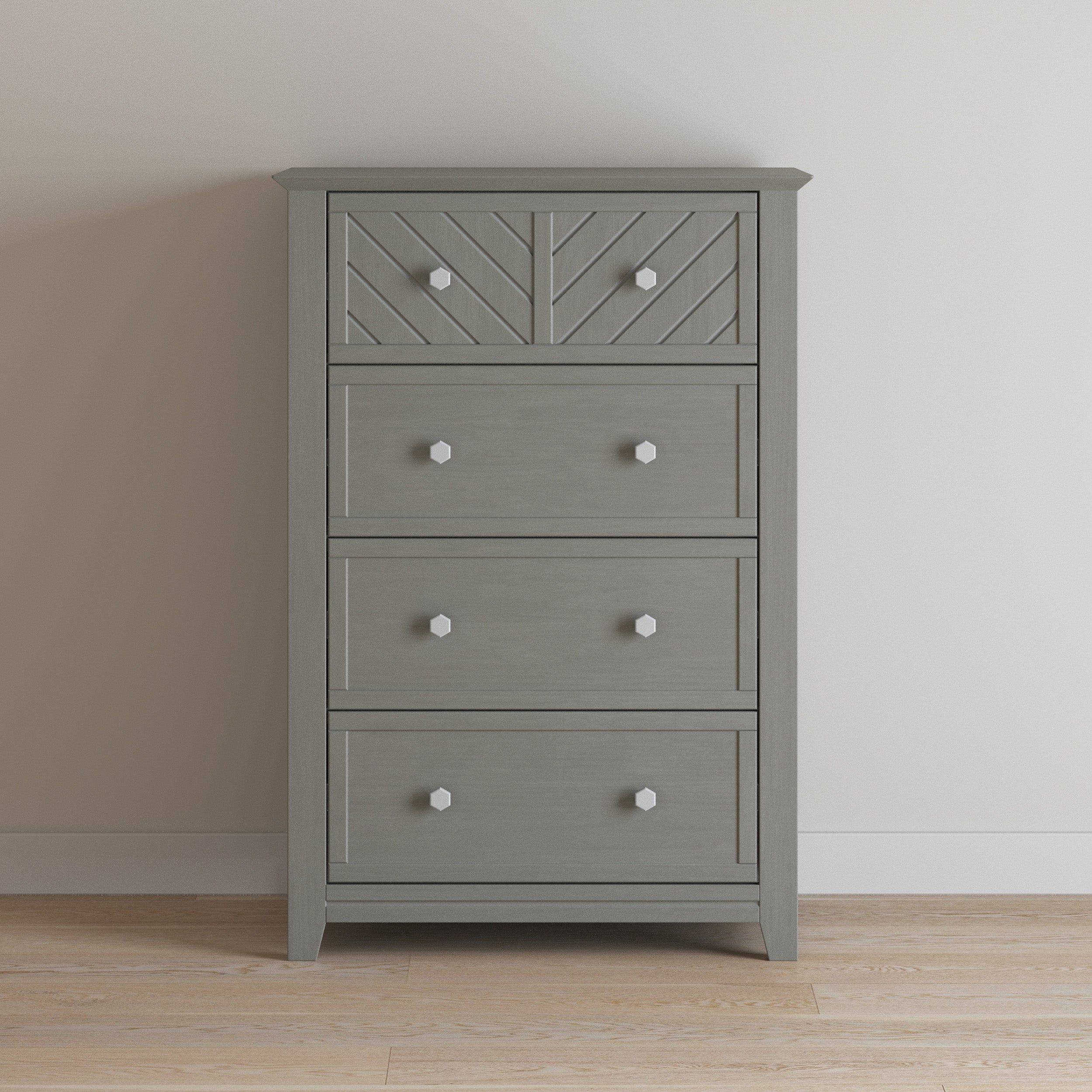 Atwood 4-Drawer Chest, Lunar Gray