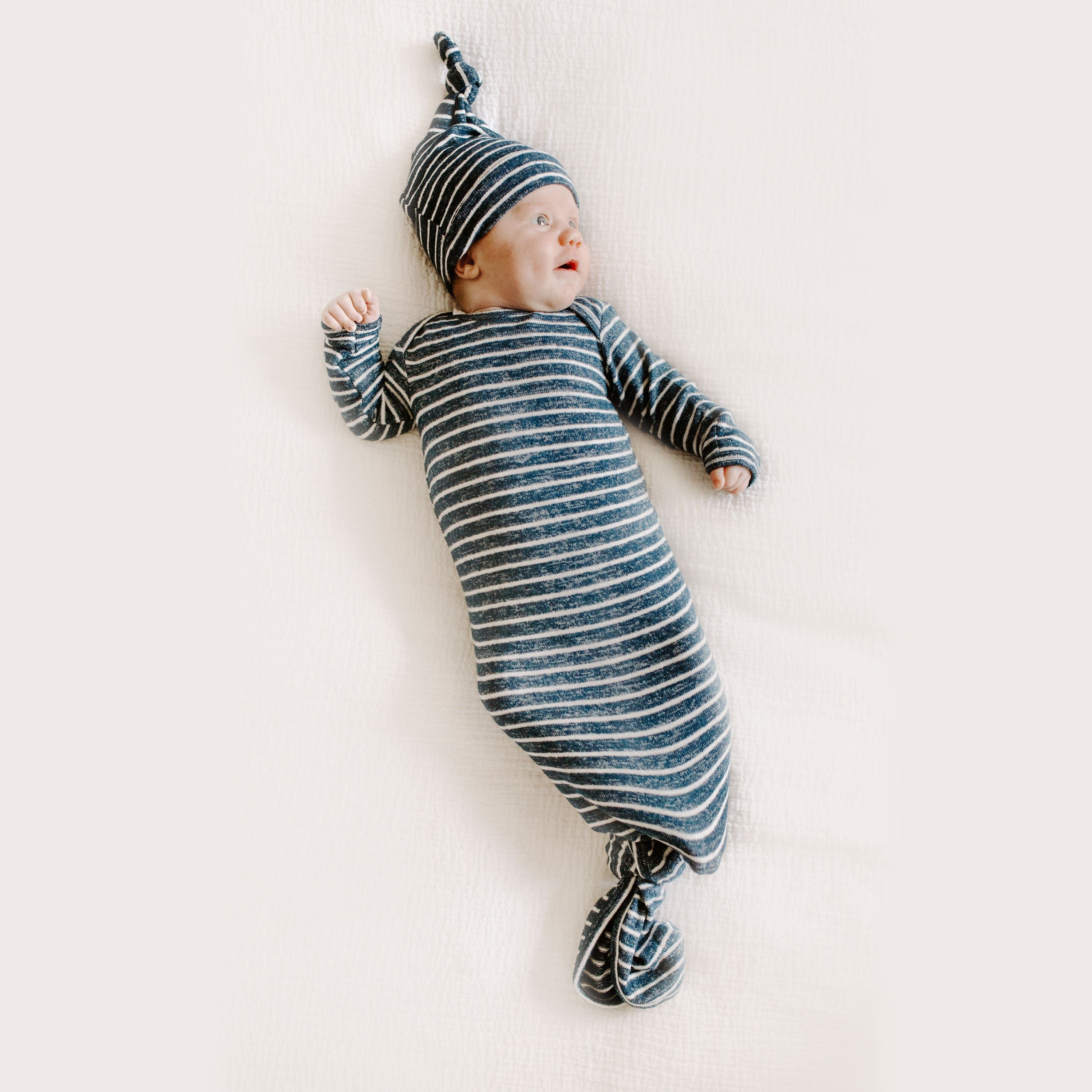 Snuggle Knit™ Newborn Gown + Hat Set