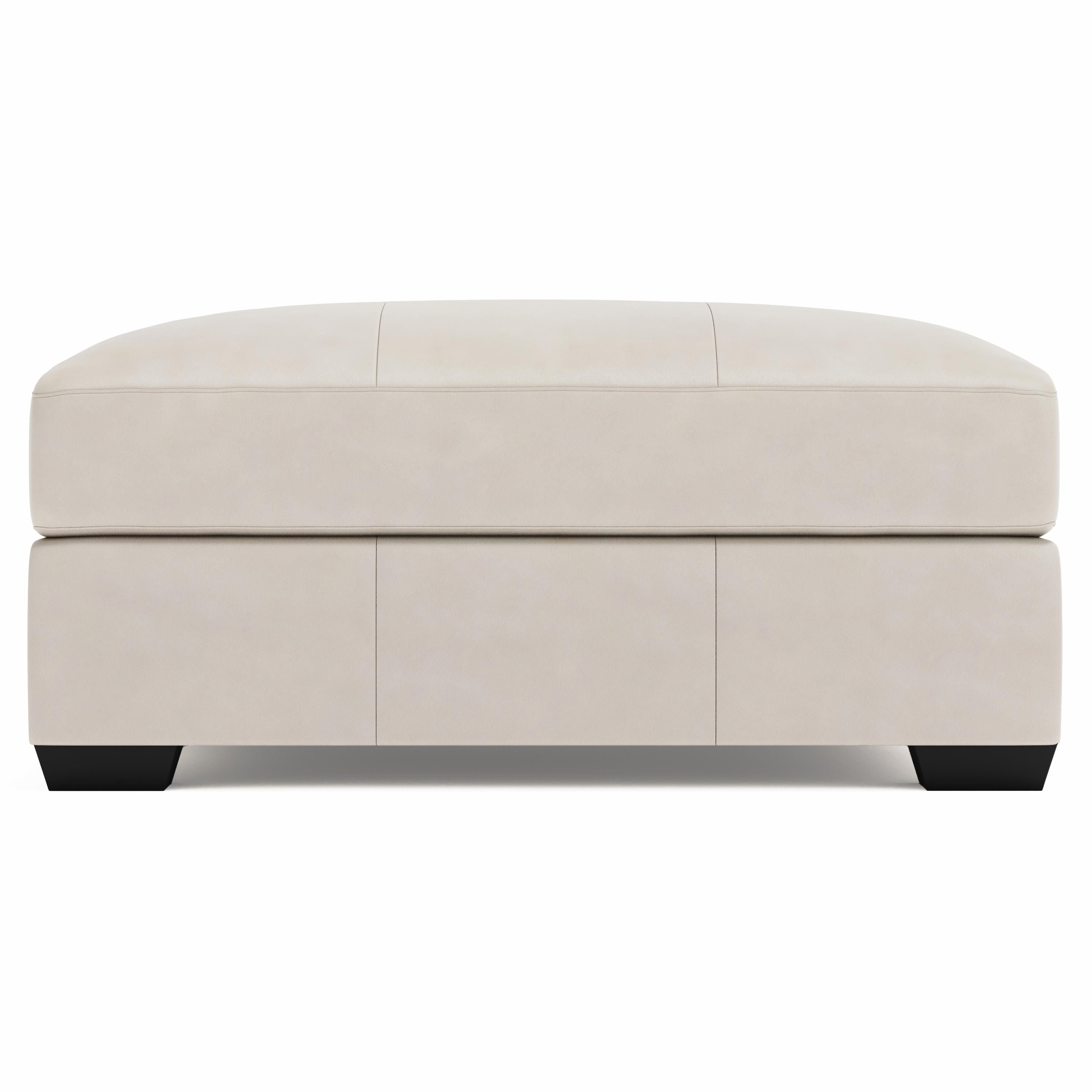 Bernhardt Furniture Dawkins Leather Ottoman