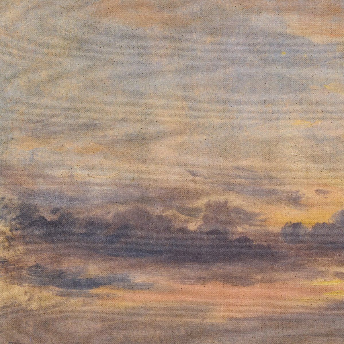 A Cloud Study - Sunset By John Constable