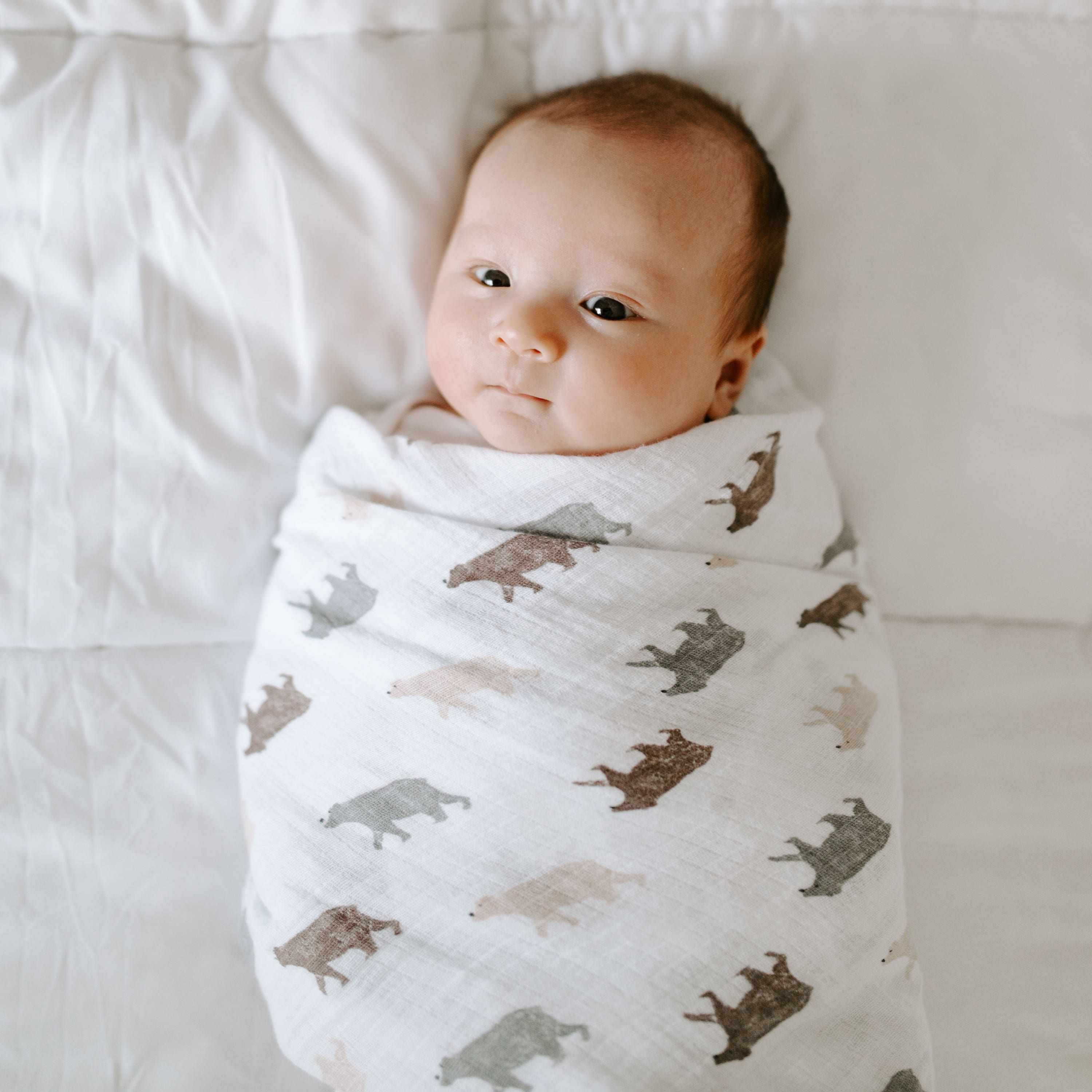 Essentials Cotton Muslin Swaddle Blanket 4 Pack