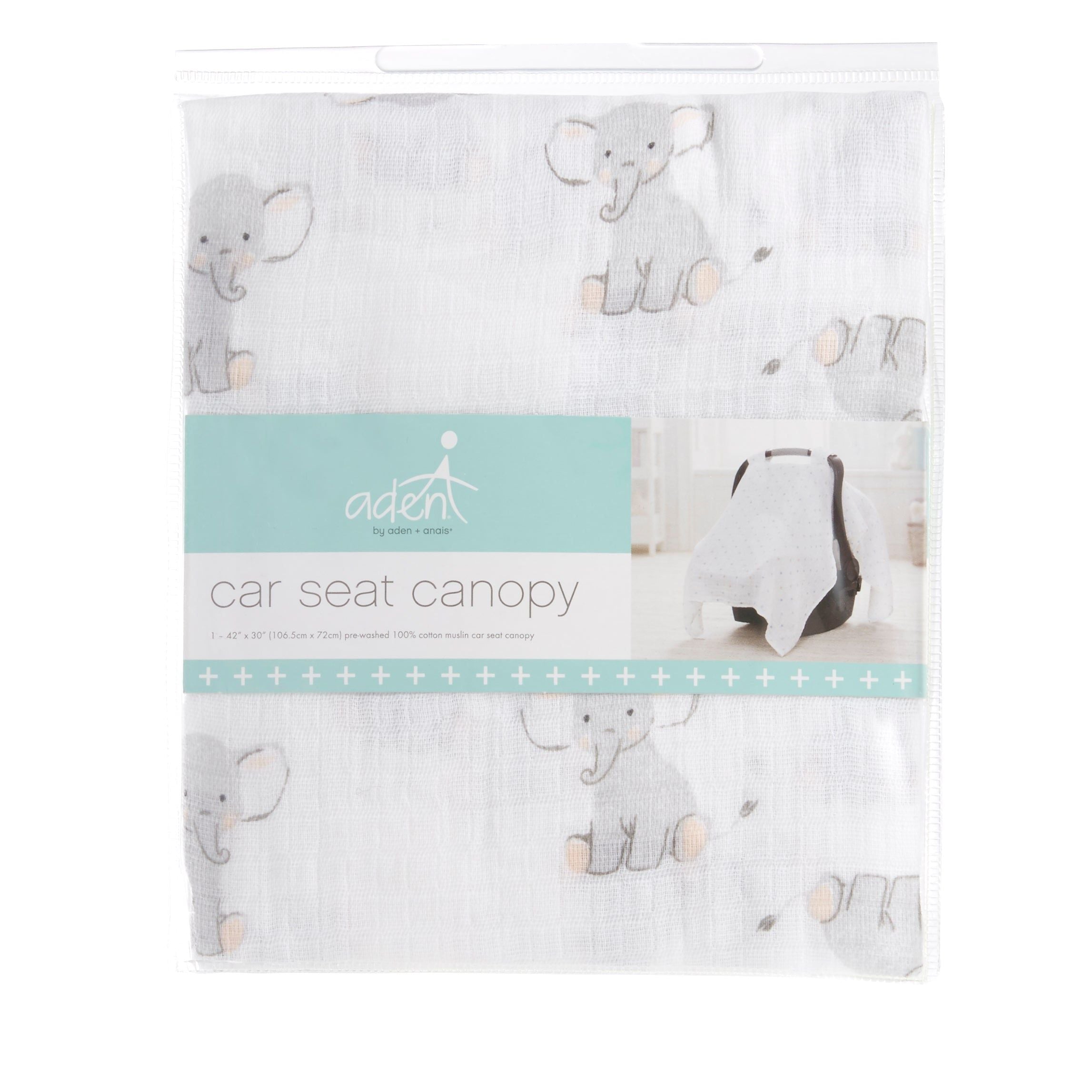 Essentials Cotton Muslin Car Seat Canopy