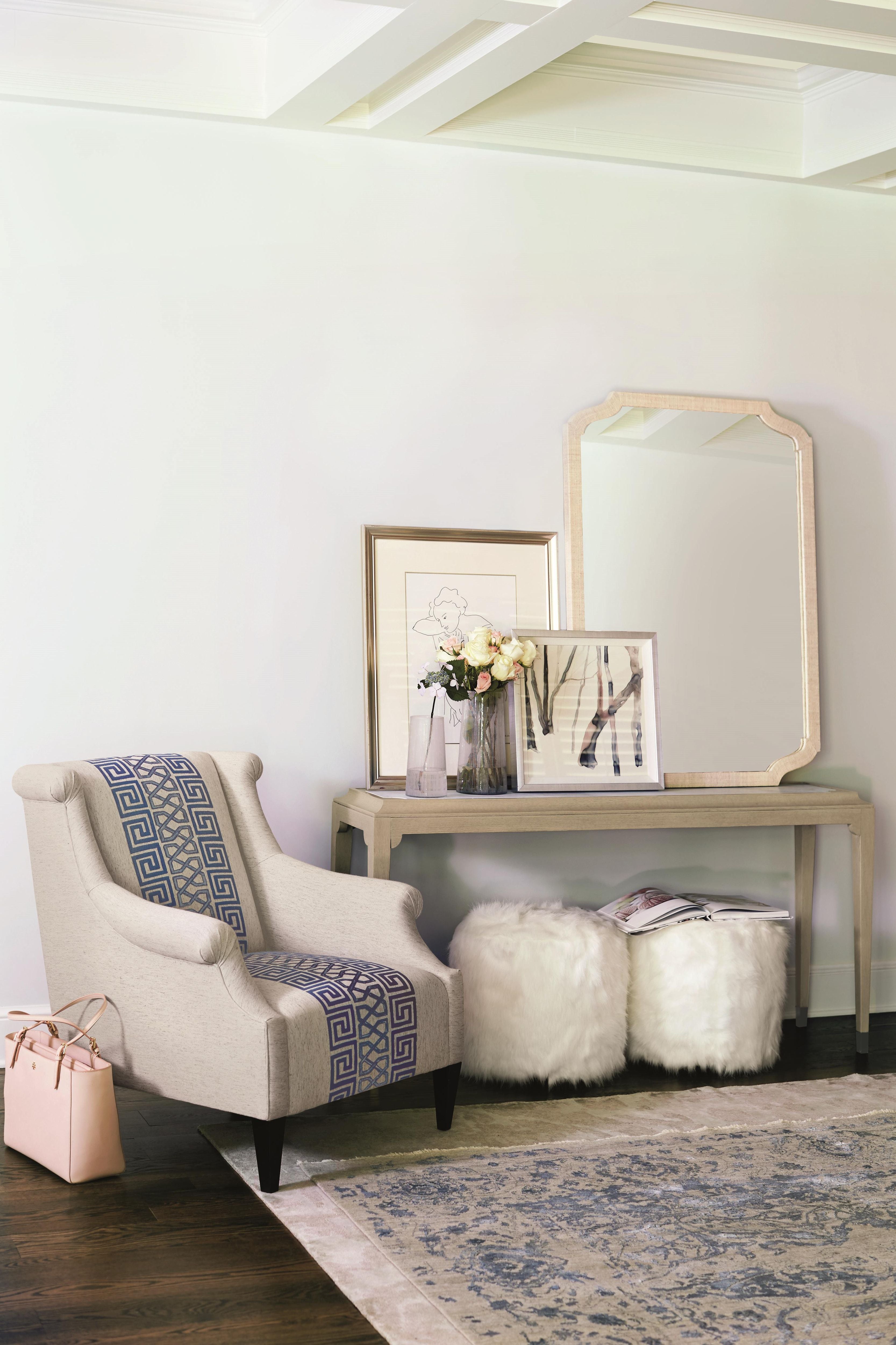 Bernhardt Furniture – Pisa Fabric Ottoman