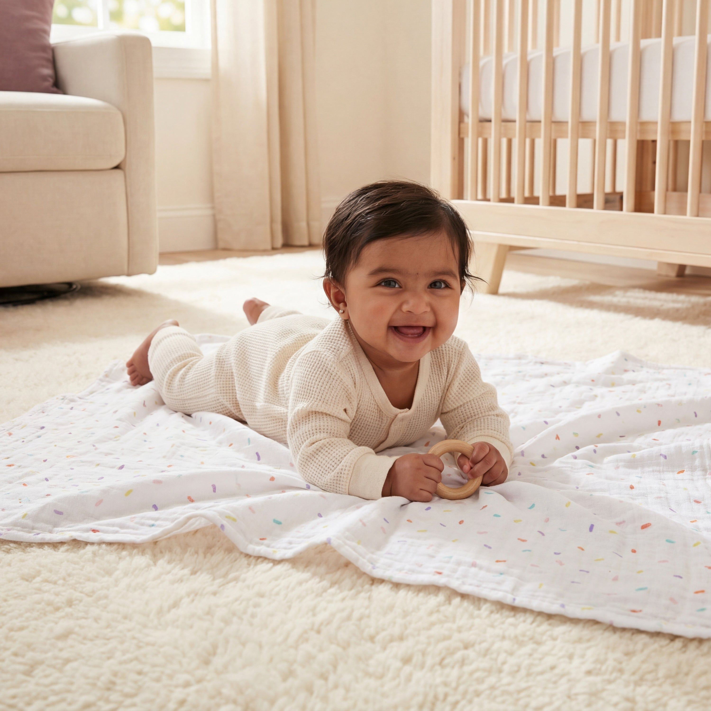 Essentials Cotton Muslin Swaddle Blanket 2 Pack