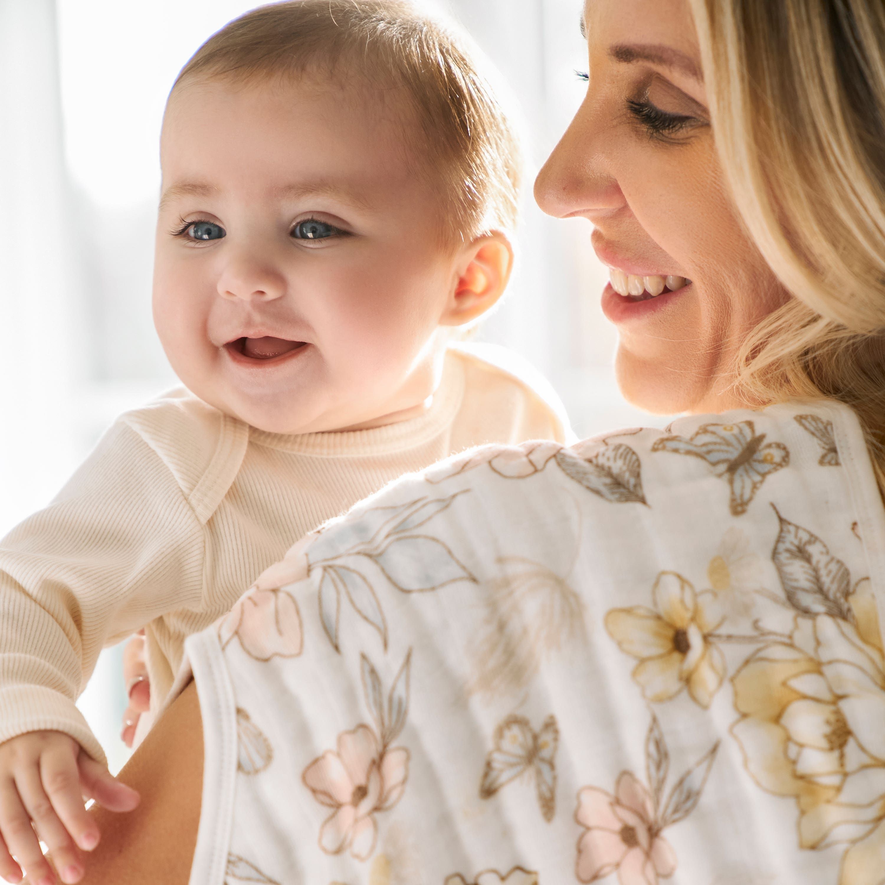 Organic Cotton Muslin Burpy Bibs 2 Pack
