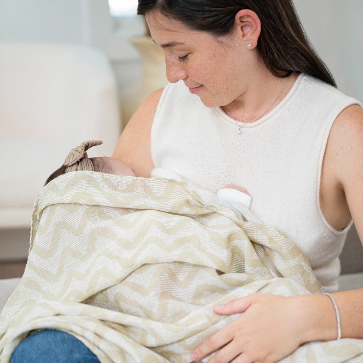 Essentials Cotton Muslin Swaddle Blanket 2 Pack
