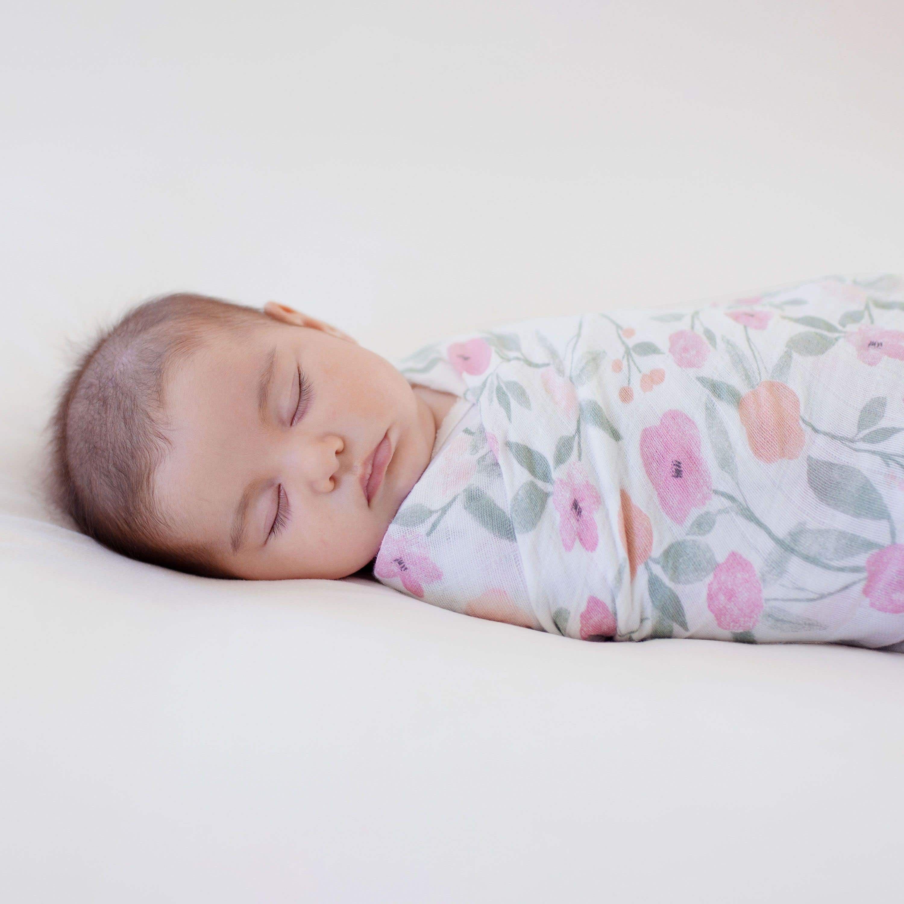 Boutique 100% Cotton Muslin Swaddle Blanket 4 Pack