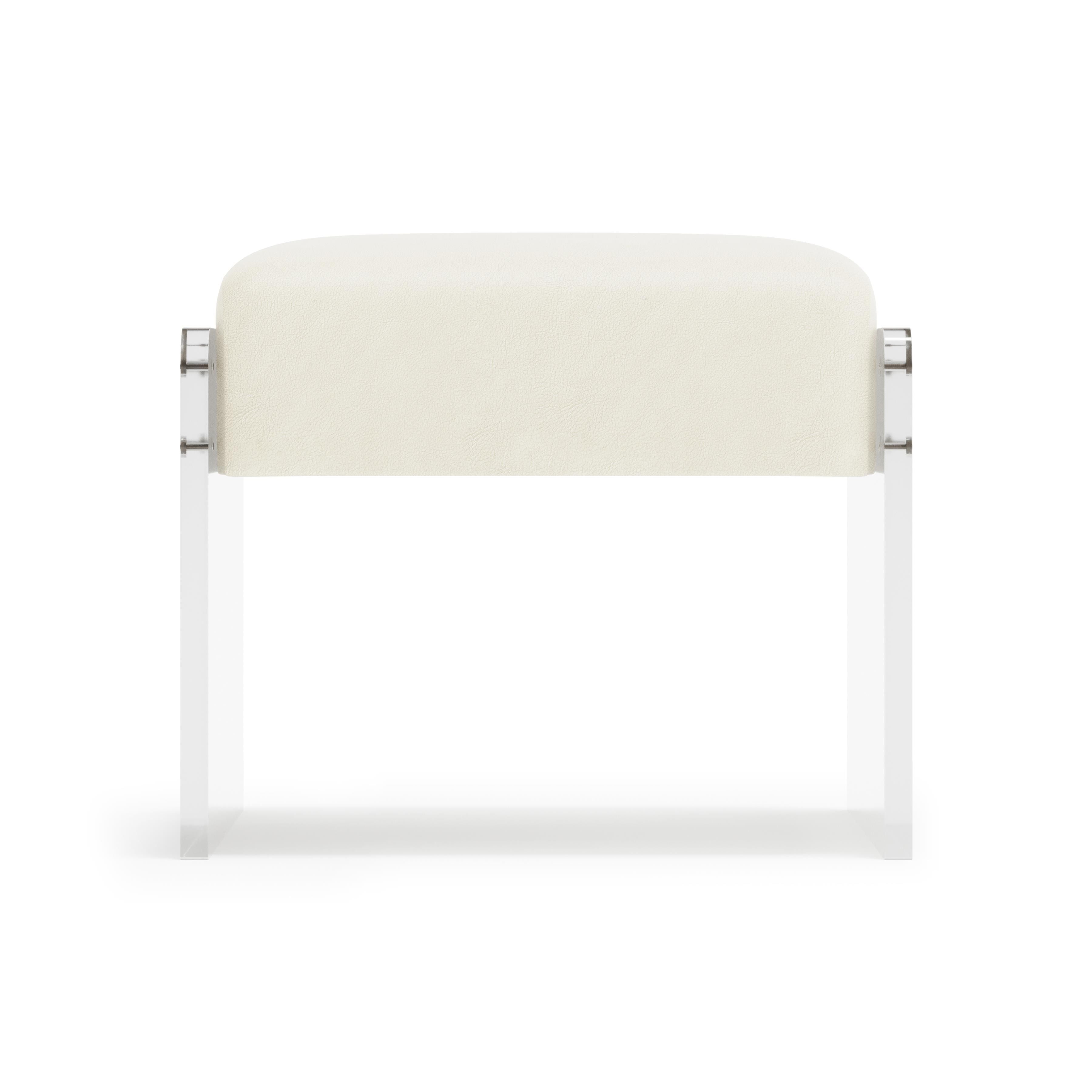 Bernhardt Furniture – Jasper Leather Ottoman