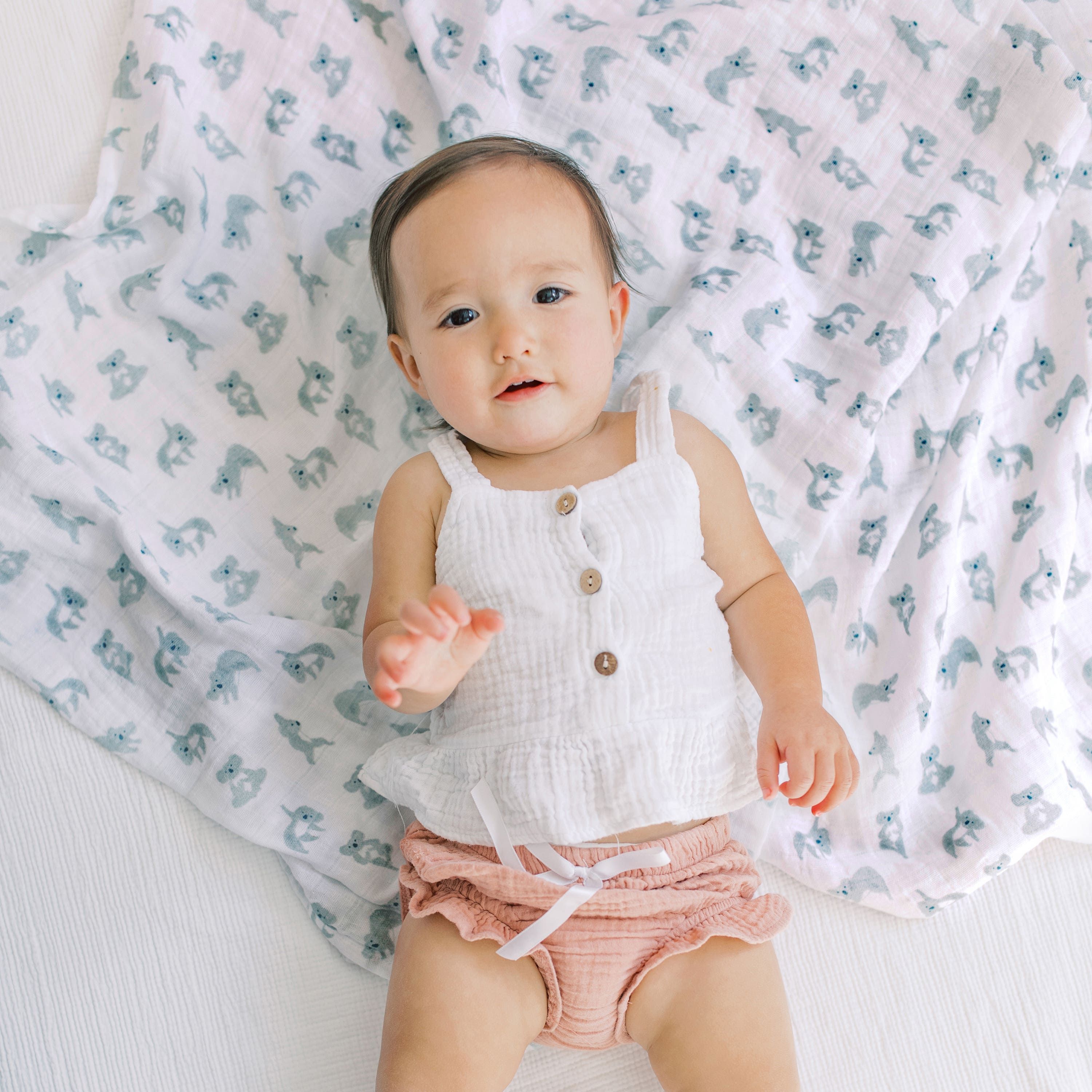Essentials Cotton Muslin Bandana Bibs 2 Pack
